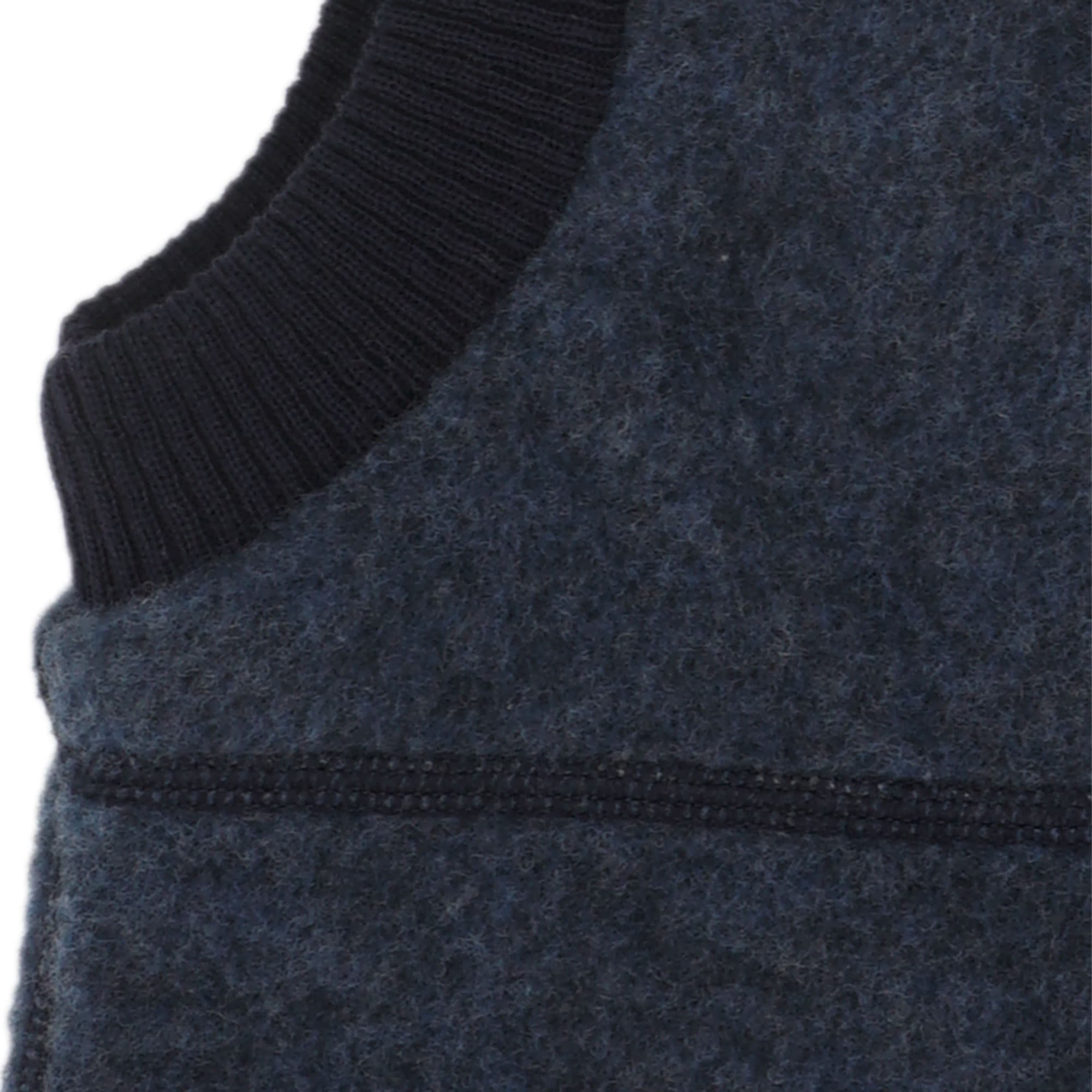 MAXIMO Schlupfmütze Wolle, gefüttert, Rippstrickbündchen, mit Zipfel