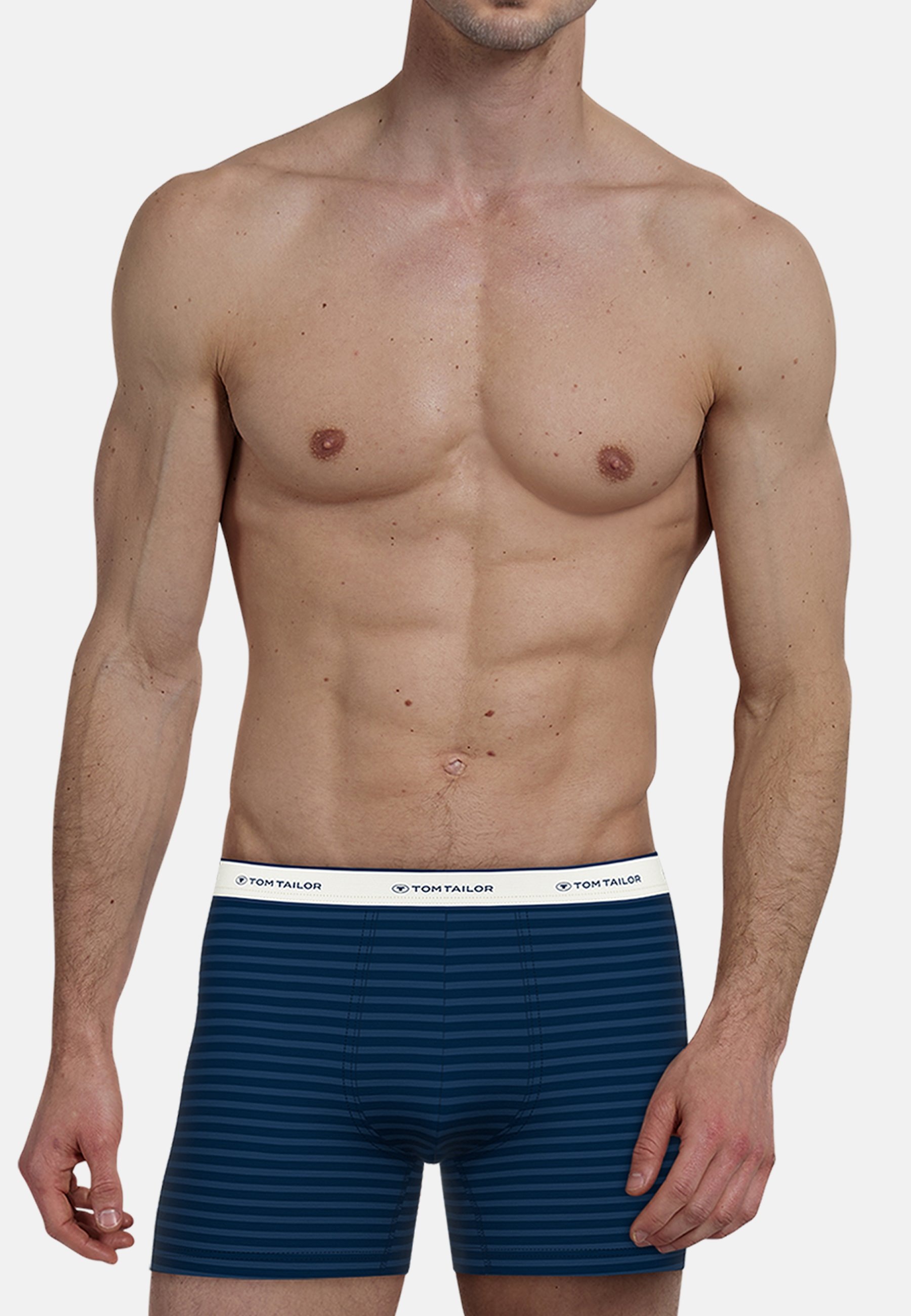 TOM TAILOR Boxershorts »Kentucky«, (4er Pack), Logobund, längeres Bein