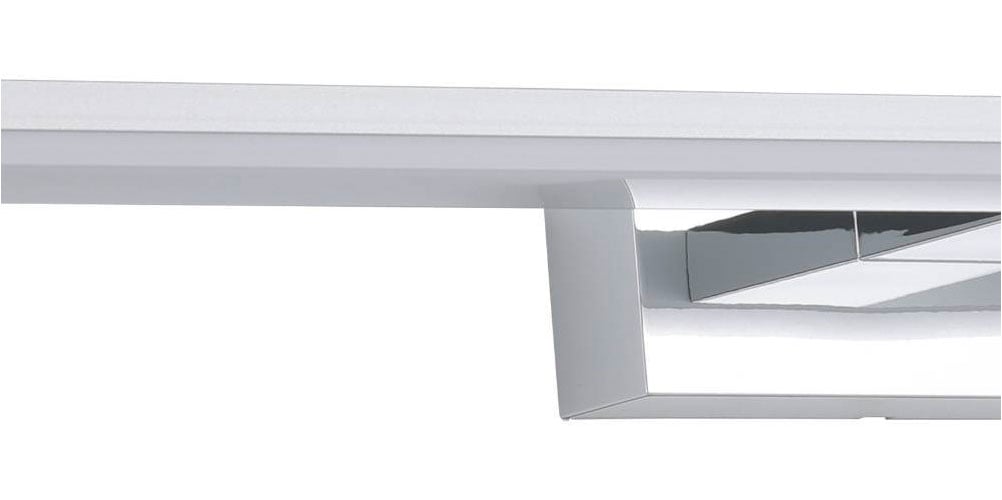 EGLO Spiegelleuchte »PANDELLA 1 Wandlampe, Badezimmerlampe, chrom, silber, weiß, IP44«, 1 flammig, Leuchtmittel LED-Board | LED fest integriert, LED, Bad, Badezimmer, klassisch, modern, minimalistisch, 78x12x4cm