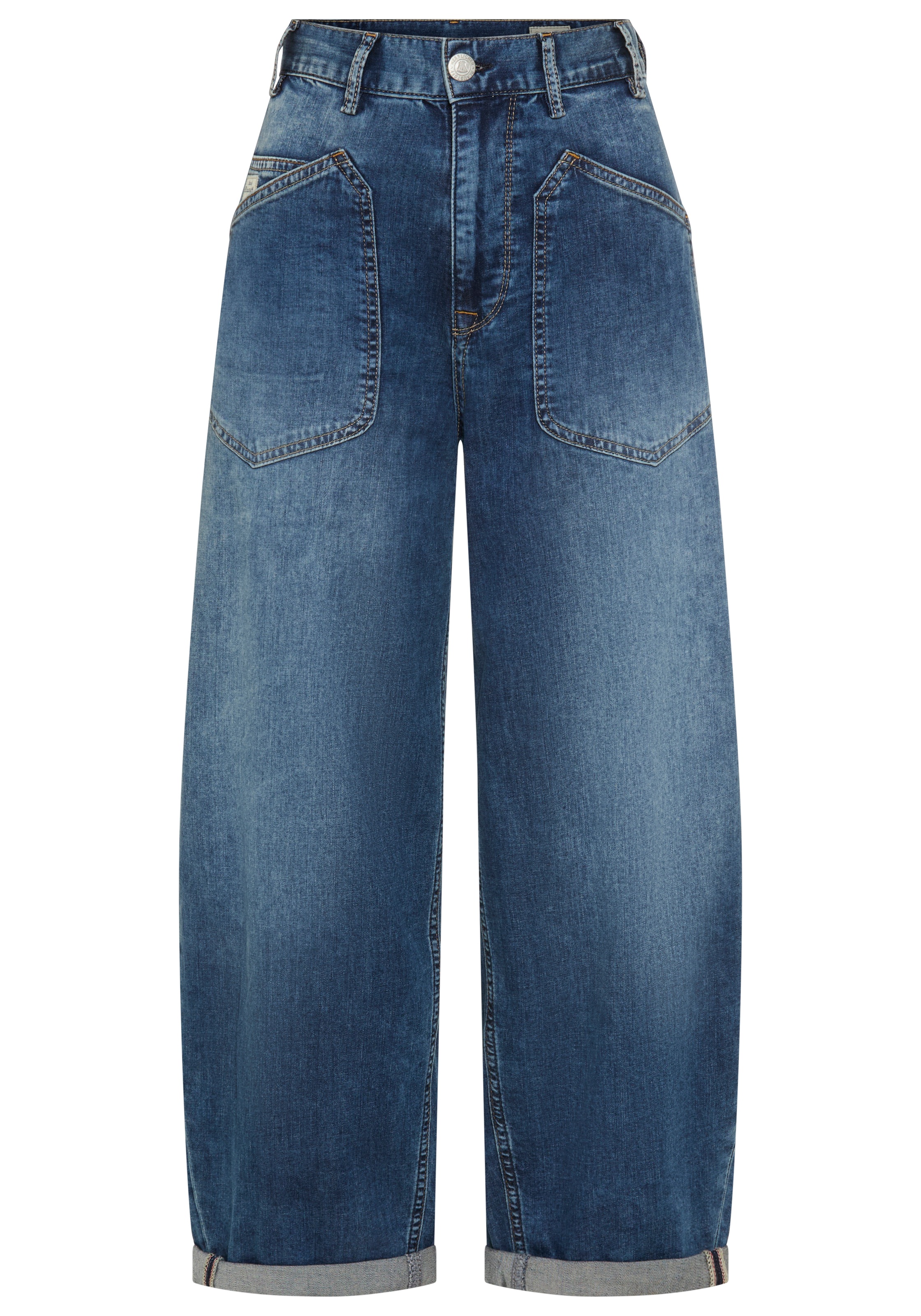 Herrlicher Loose-fit-Jeans »Meryll Denim Light« O-Shape mit aufgesetzten Taschen