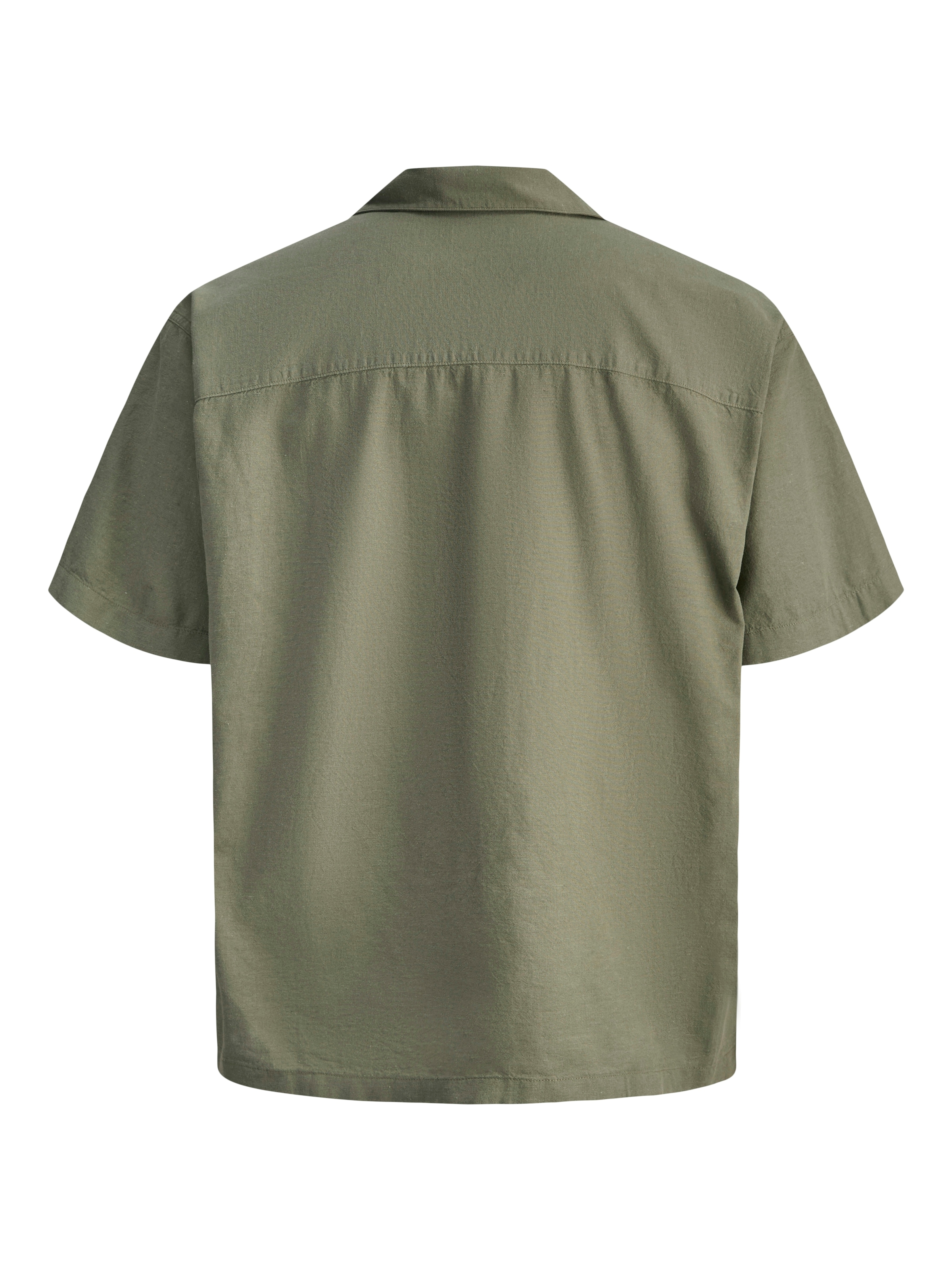 Jack & Jones Kurzarmhemd »JJEBREEZE LINEN BLEND RESORT SHIRT SS SN« mit Knopfleiste