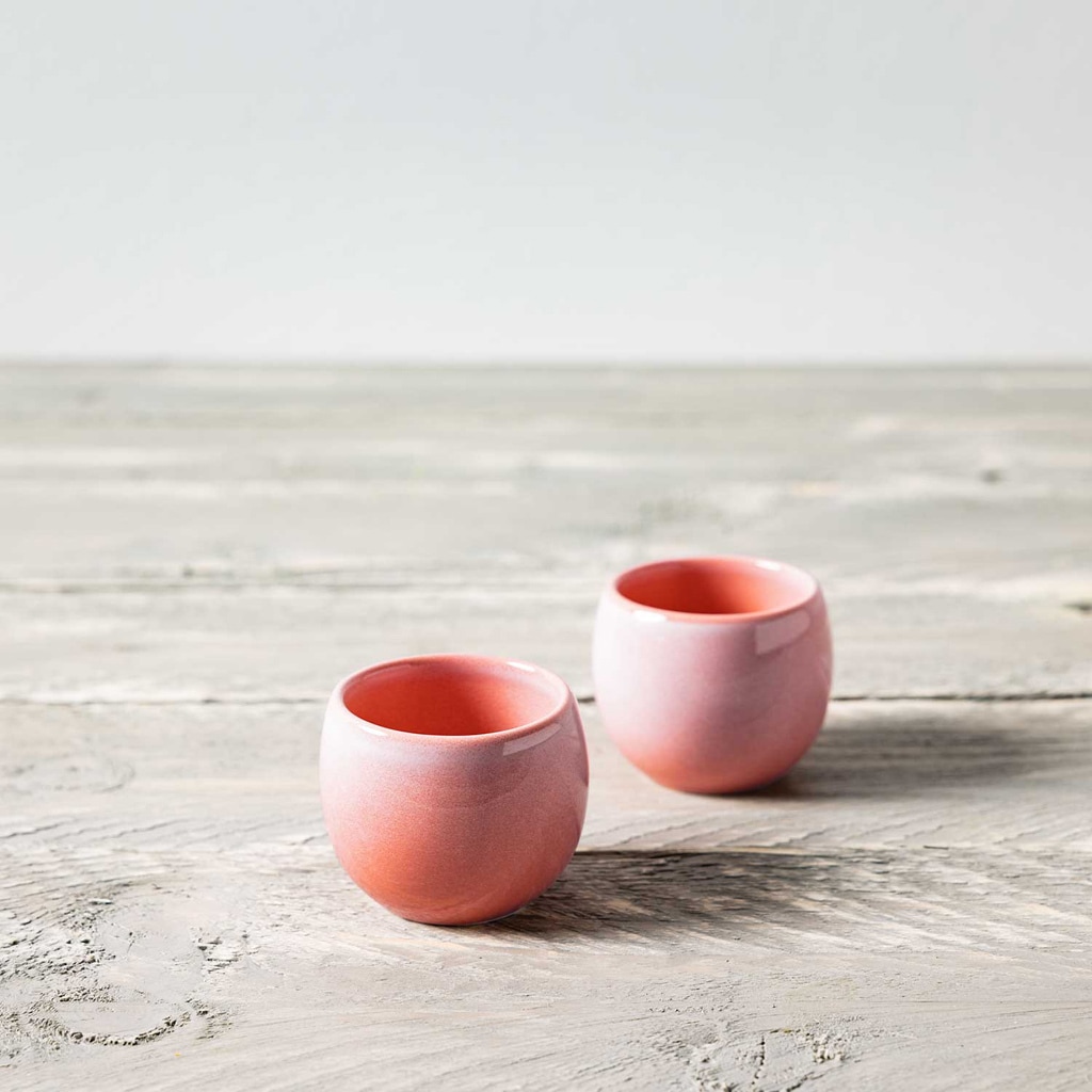 like. by Villeroy & Boch Eierbecher »Eierbecher Perlemor Home Coral 50 ml 2er Set rosa-rot«