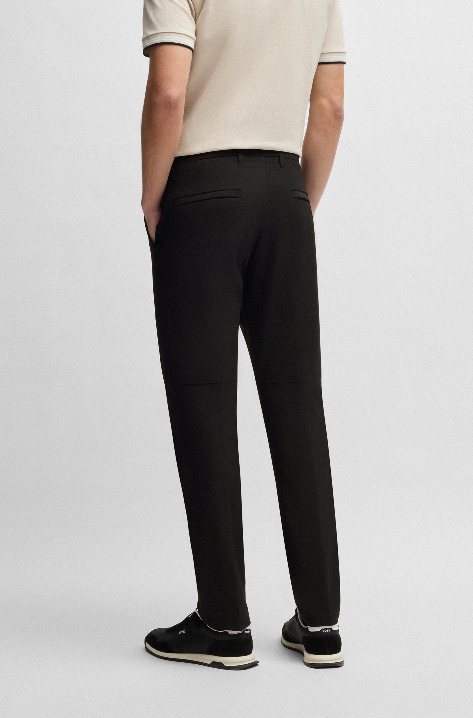 BOSS GREEN Stretch-Hose »T Commuter-Slim«, in schmaler Passform