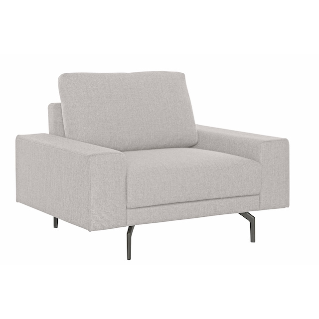 hülsta sofa Sessel »hs.450«, Armlehne breit niedrig, Alugussfüße in  umbragrau, Breite 120 cm bei OTTO