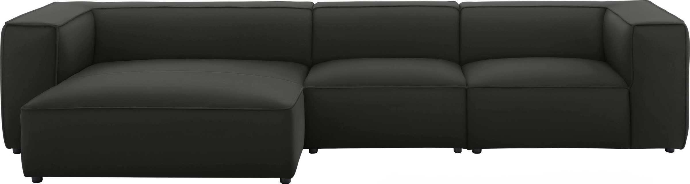 W.SCHILLIG Ecksofa »around-the-block«, mit eleganter Biese, mit Federkern, Breite 341 cm