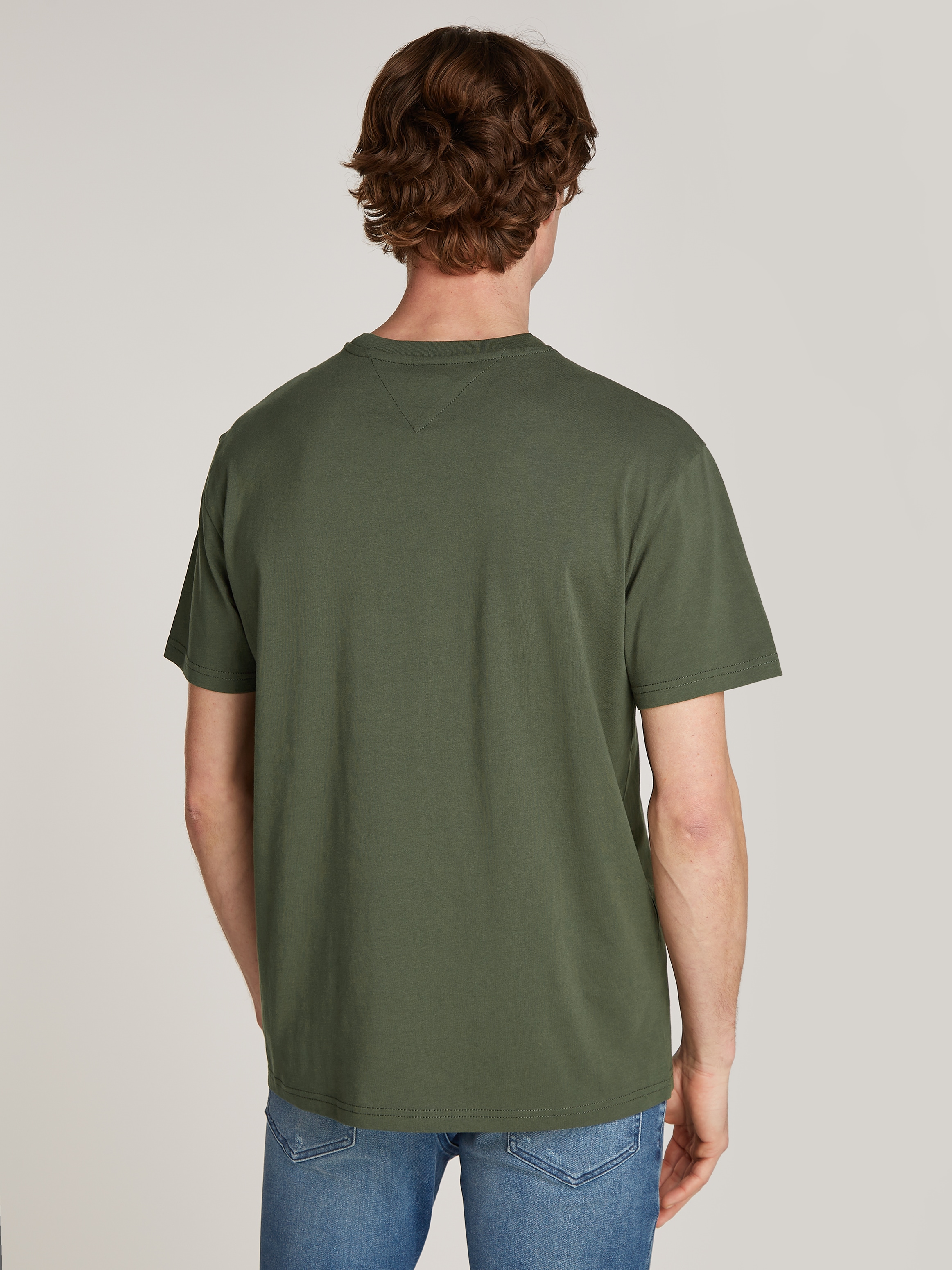 Tommy Jeans T-Shirt »TJM REG LINEAR LOGO TEE EXT«, mit Markenlabel