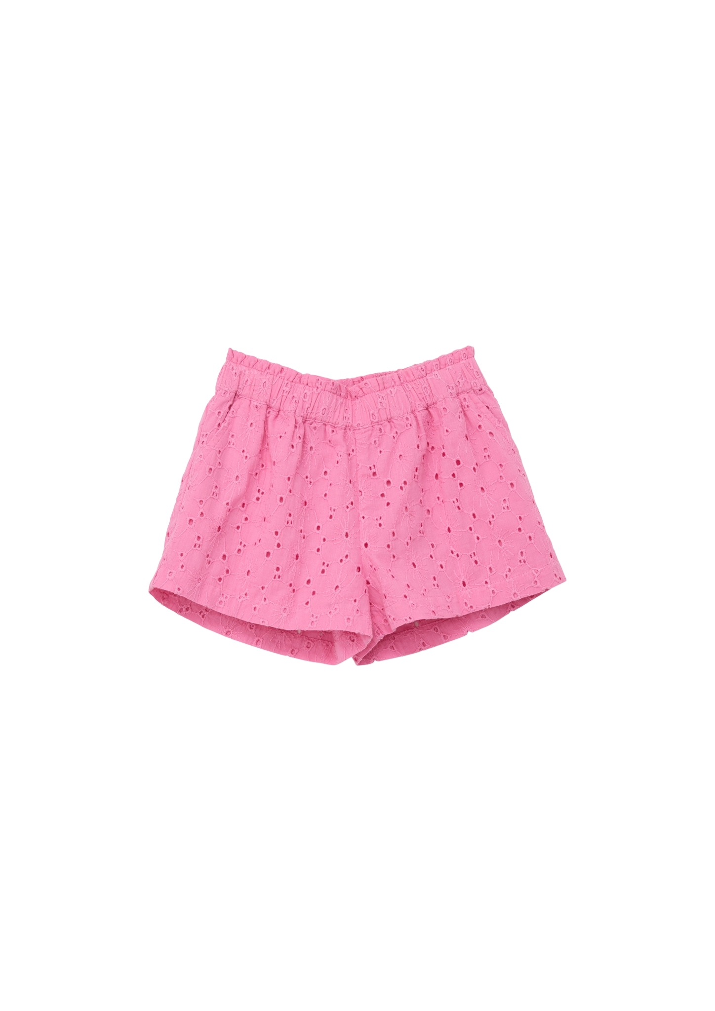 s.Oliver Junior Shorts, mit Broderie Anglaise bei OTTO