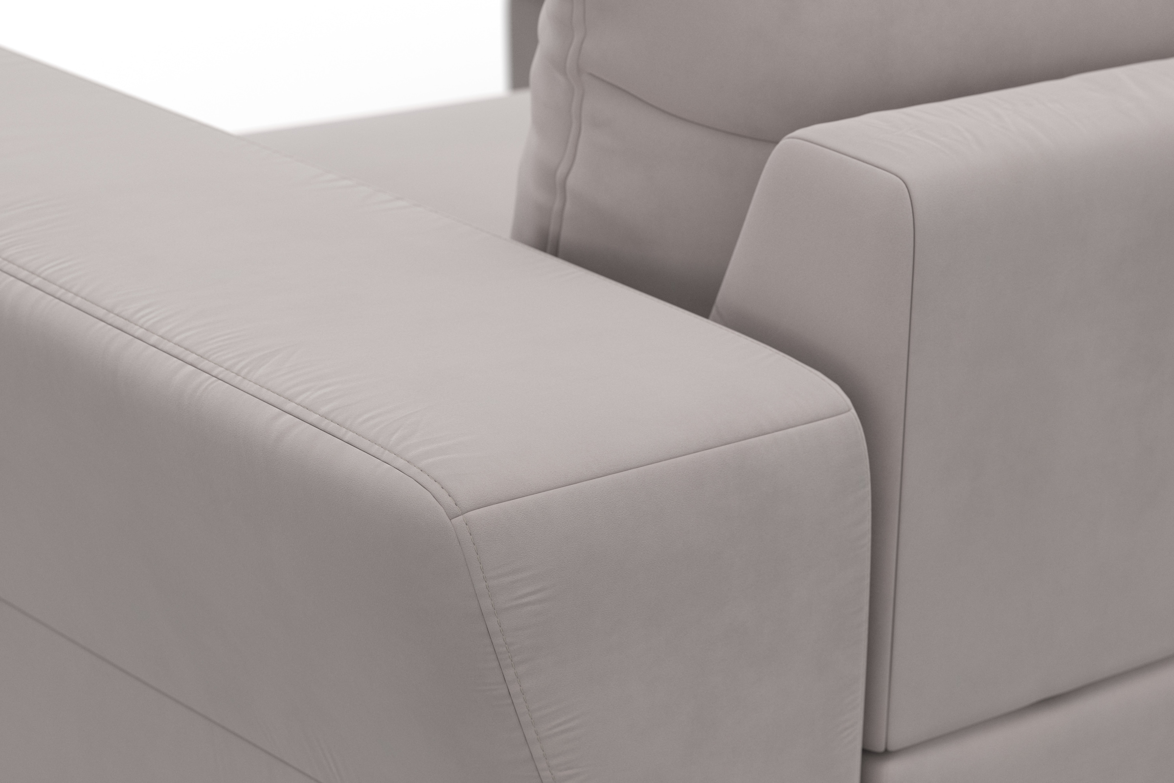 sit&more Ecksofa »Cadabra L-Form«, Breite 243 cm, inklusive Sitztiefenverstellung