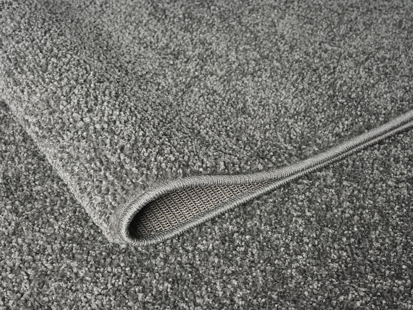 OTTO home Teppich »Lisam« rechteckig 15 mm Höhe meliert, uni, weich, Wohnzimmer, Schlafzimmer