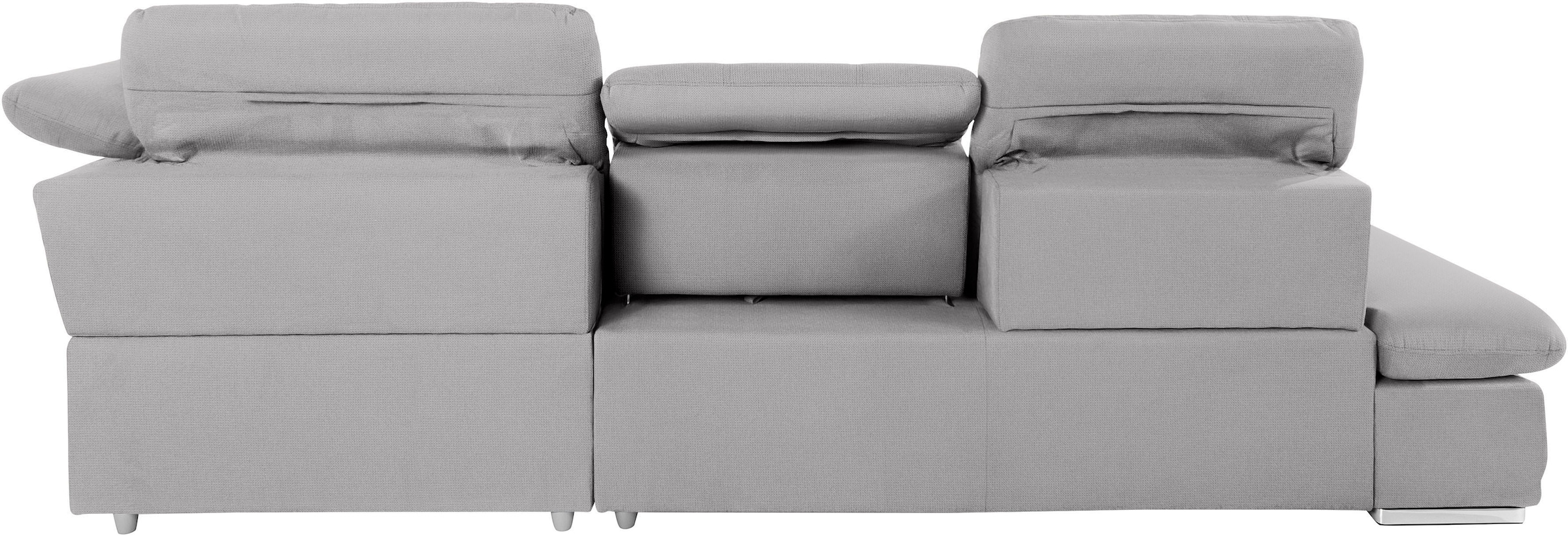 COTTA Ecksofa »Holiday L-Form mit Sitztiefen-, Armteil- und Kopfteilverstellung«, wahlweise mit Bettfunktion & Bettkasten
