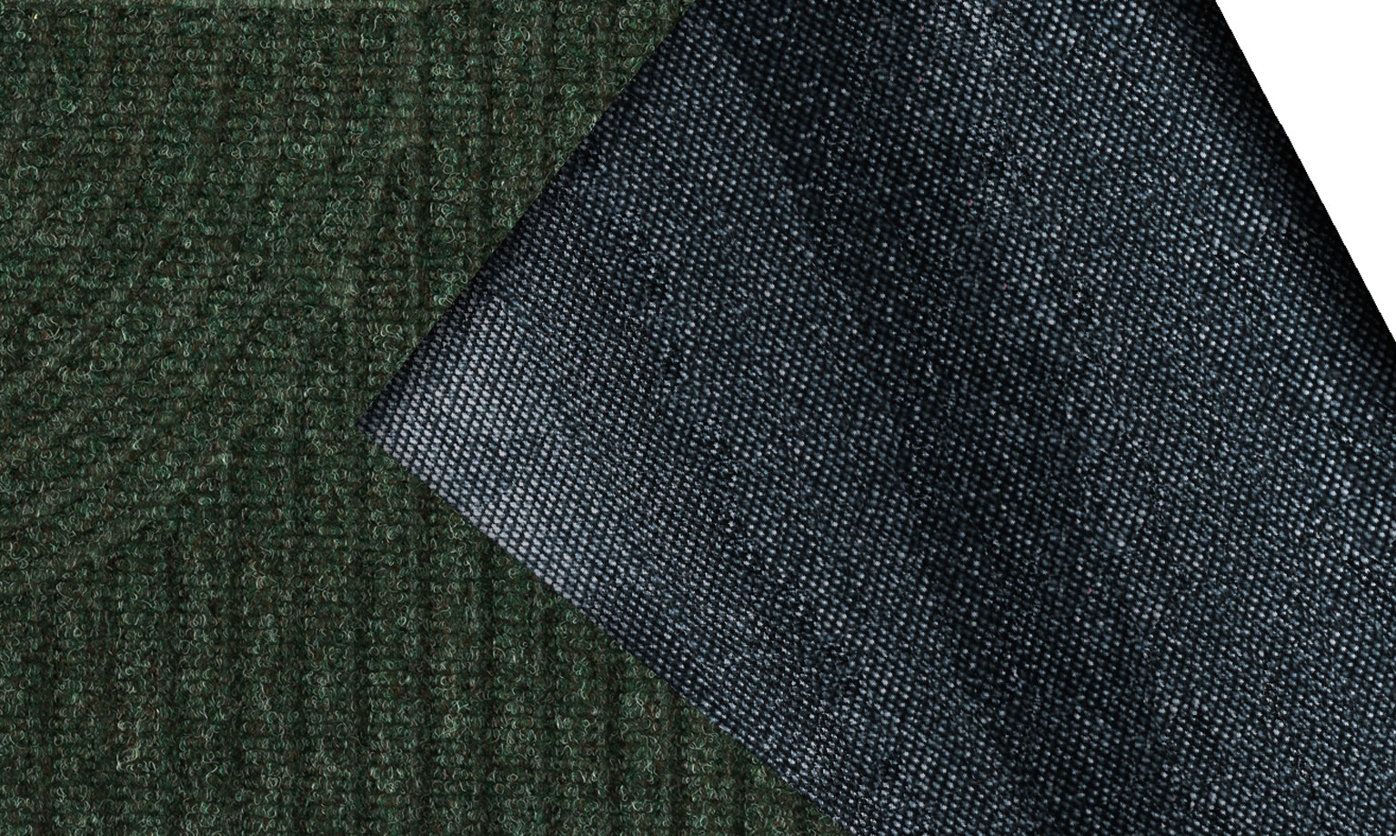 wash+dry by Kleen-Tex Fußmatte »Loop midnight green« rechteckig 8 mm Höhe