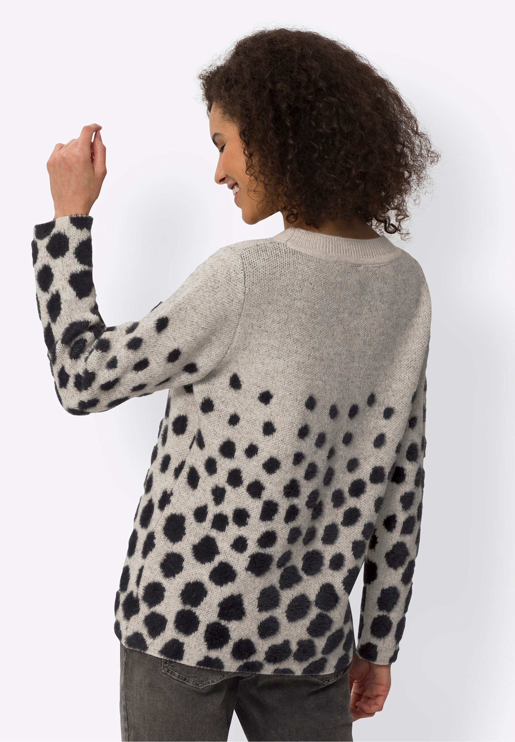 heine Strickpullover »Pullover Jacquard-Pullover in flauschiger Qualität«