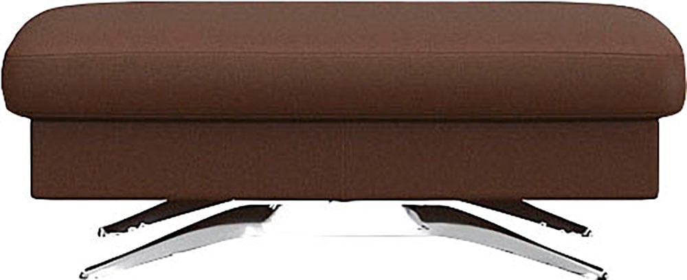 FLEXLUX Pouf »Glow Sitzhocker, Polsterhocker« Hocker mit Stauraum, Fuß Alu