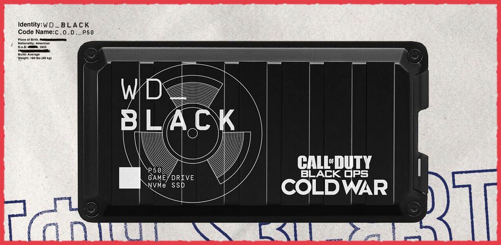 WD_Black externe Gaming-SSD »P50 Call of Duty Special Edition«, 2,5 Zoll, Anschluss USB 3.2
