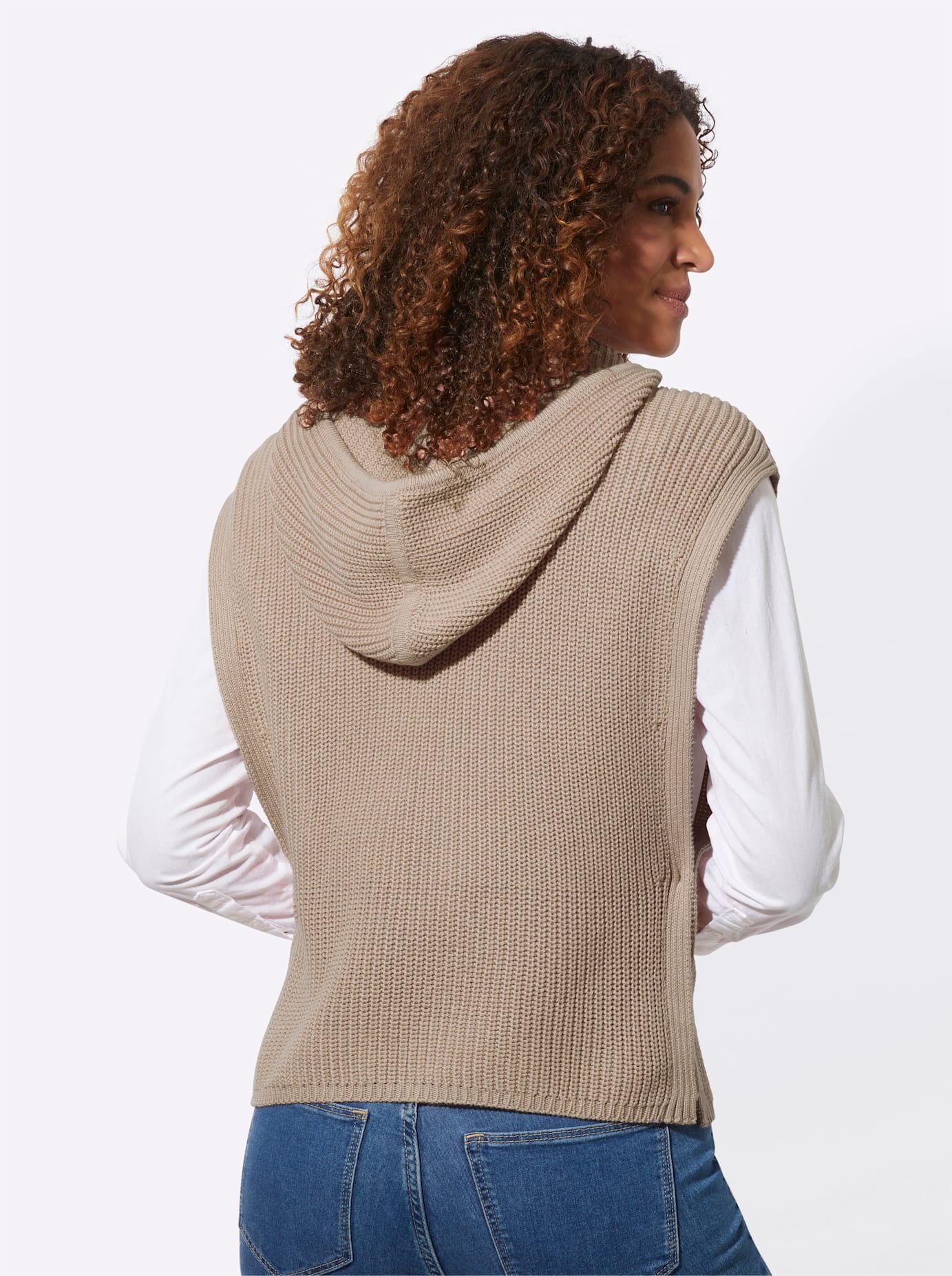 Casual Looks Pullunder »Kapuzen-Pullunder«