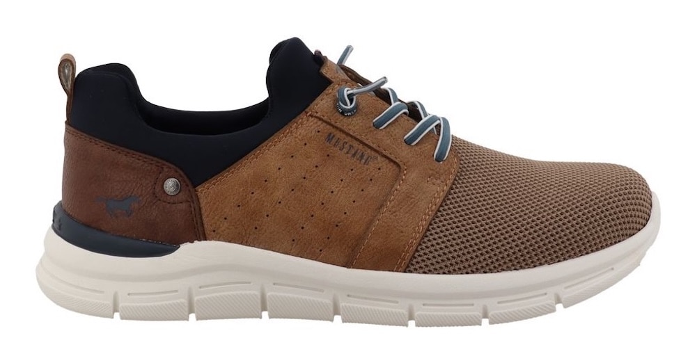 Mustang Shoes Slip-On Sneaker »Gregorio«  Schlupfschuh, Freizeitschuh, Halbschuh mit elastischen Schnürsenkeln