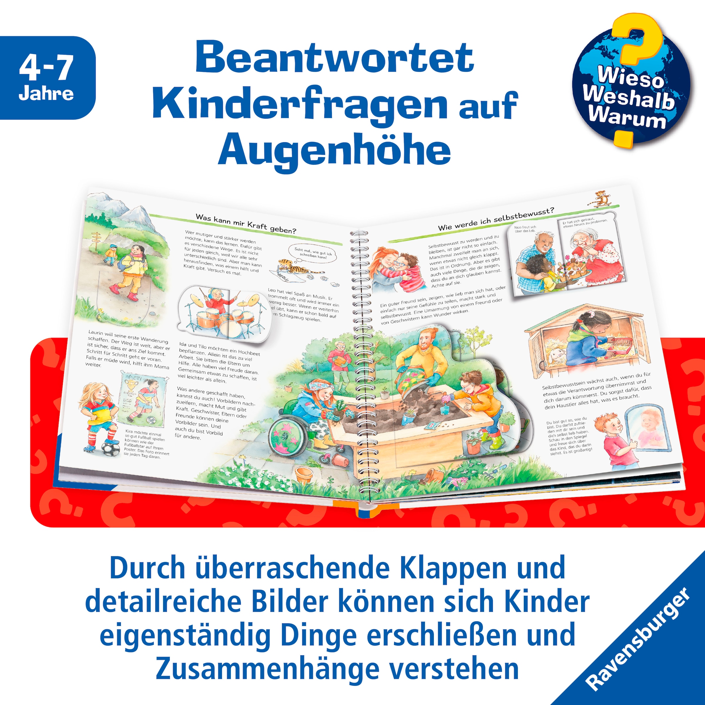 Ravensburger Buch »Mutig, stark und selbstbewusst - Wieso? Weshalb? Warum?«, Made in Germany