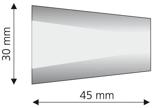 Liedeco Gardinenstangen-Endstück »Dust«, (Set, 2 St.), für Gardinenstangen Ø 16 mm