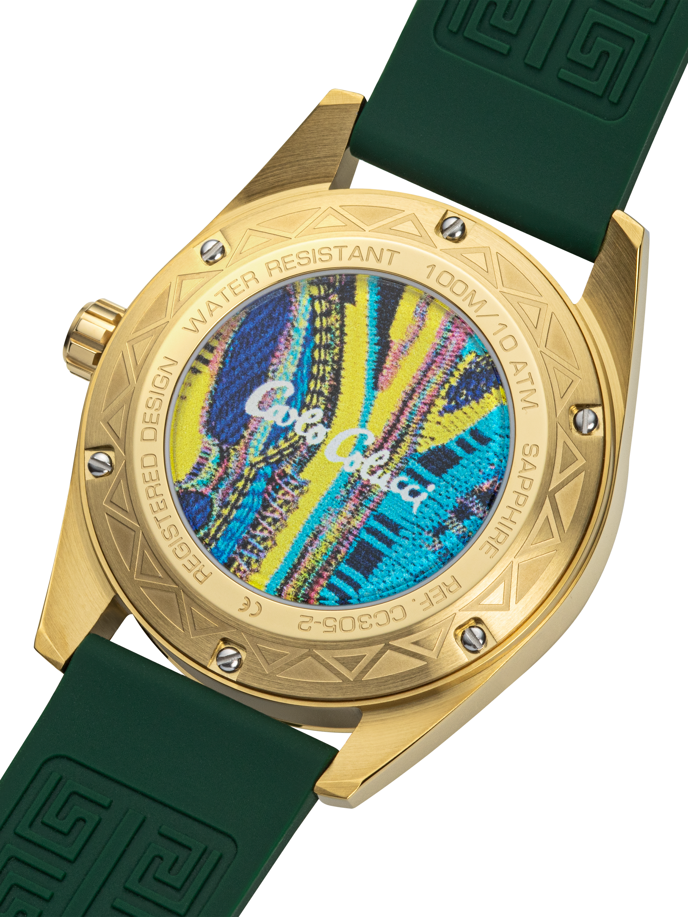 CARLO COLUCCI Quarzuhr Armbanduhr, Herrenuhr, Silikonarmband, analog
