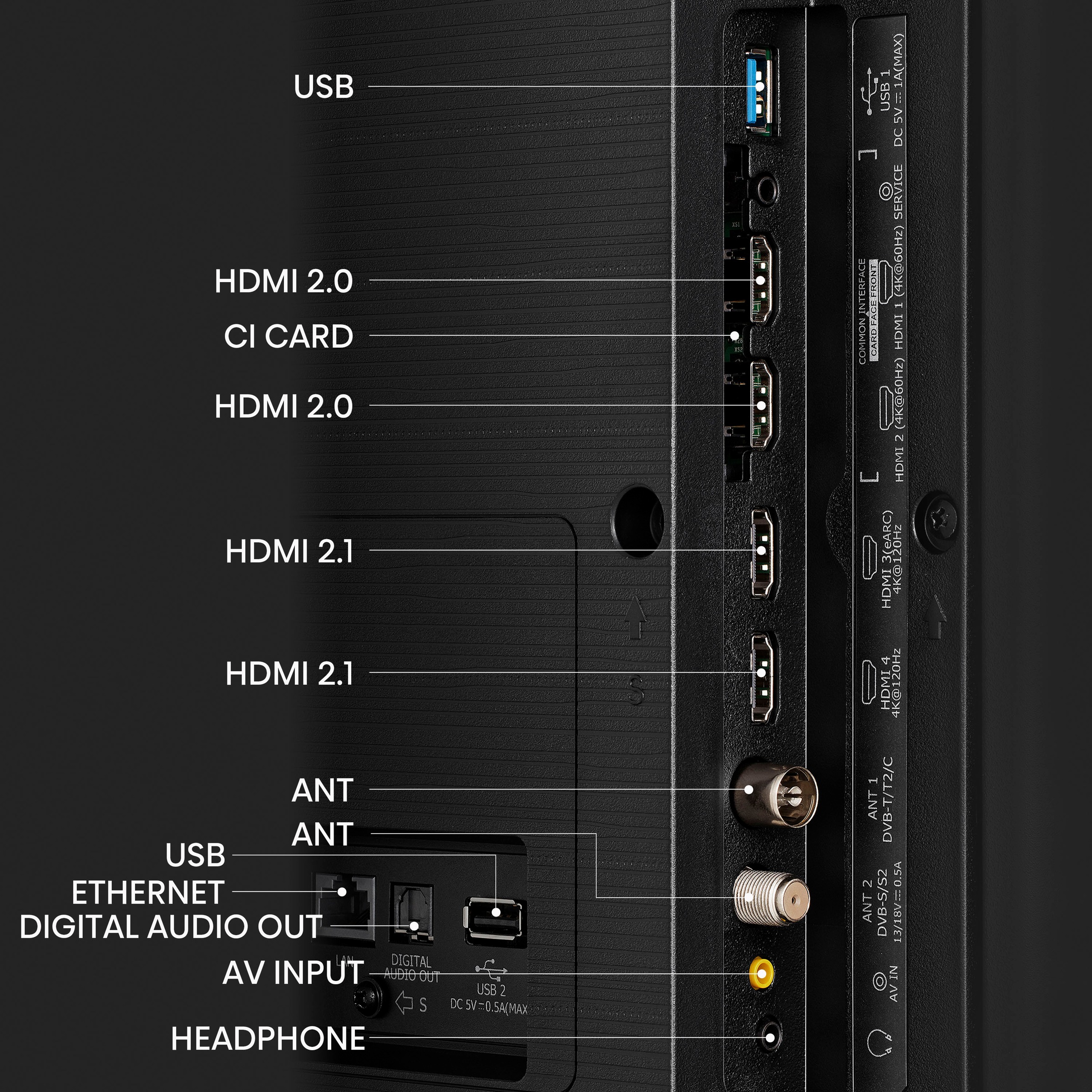Hisense Mini-LED-Fernseher »100U7KQ«, 4K Ultra HD, Smart-TV, 4K UHD