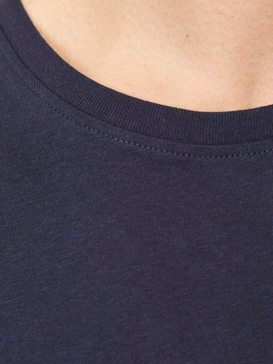 Jack & Jones Rundhalsshirt »JJEORGANIC BASIC TEE SS O-NE 3PK MP NOOS«, (Packung, 3 tlg.)