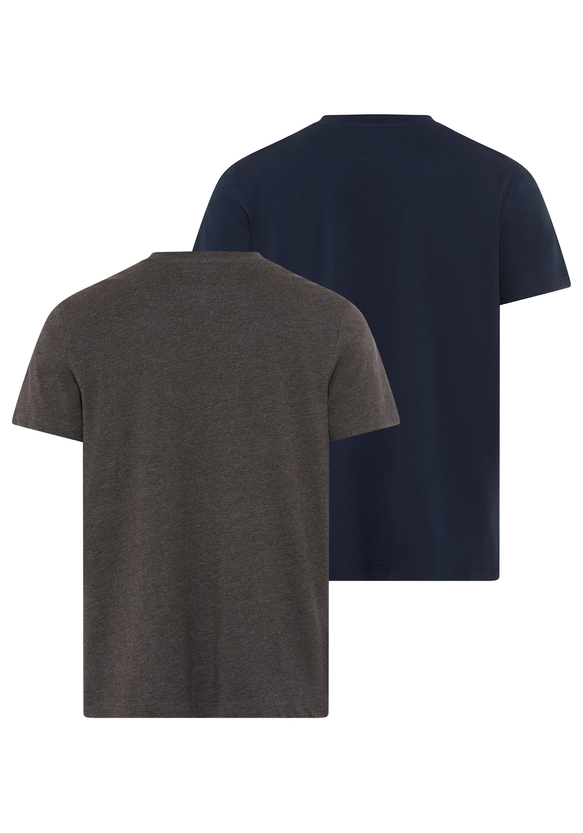 Man's World Rundhalsshirt »Neue Kollektion!« Regular Fit, kurzarm, mit Brusttasche, unifarben