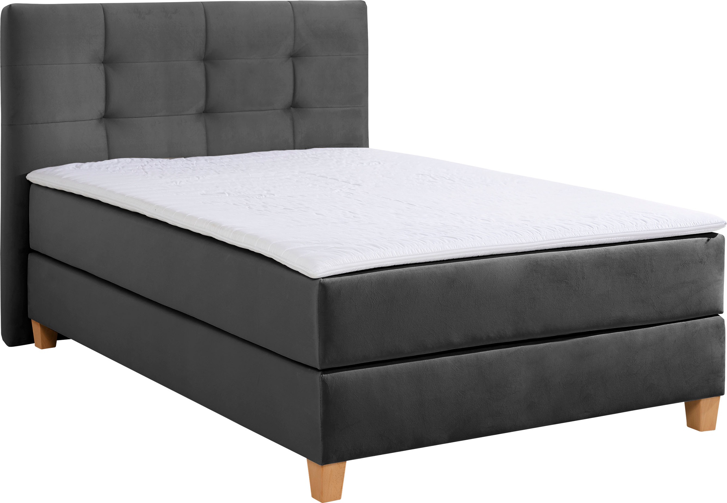 Home affaire Boxspringbett »Moulay«, inkl. Topper, in 3 Härtegraden, TFK auch in Härtegrad 4