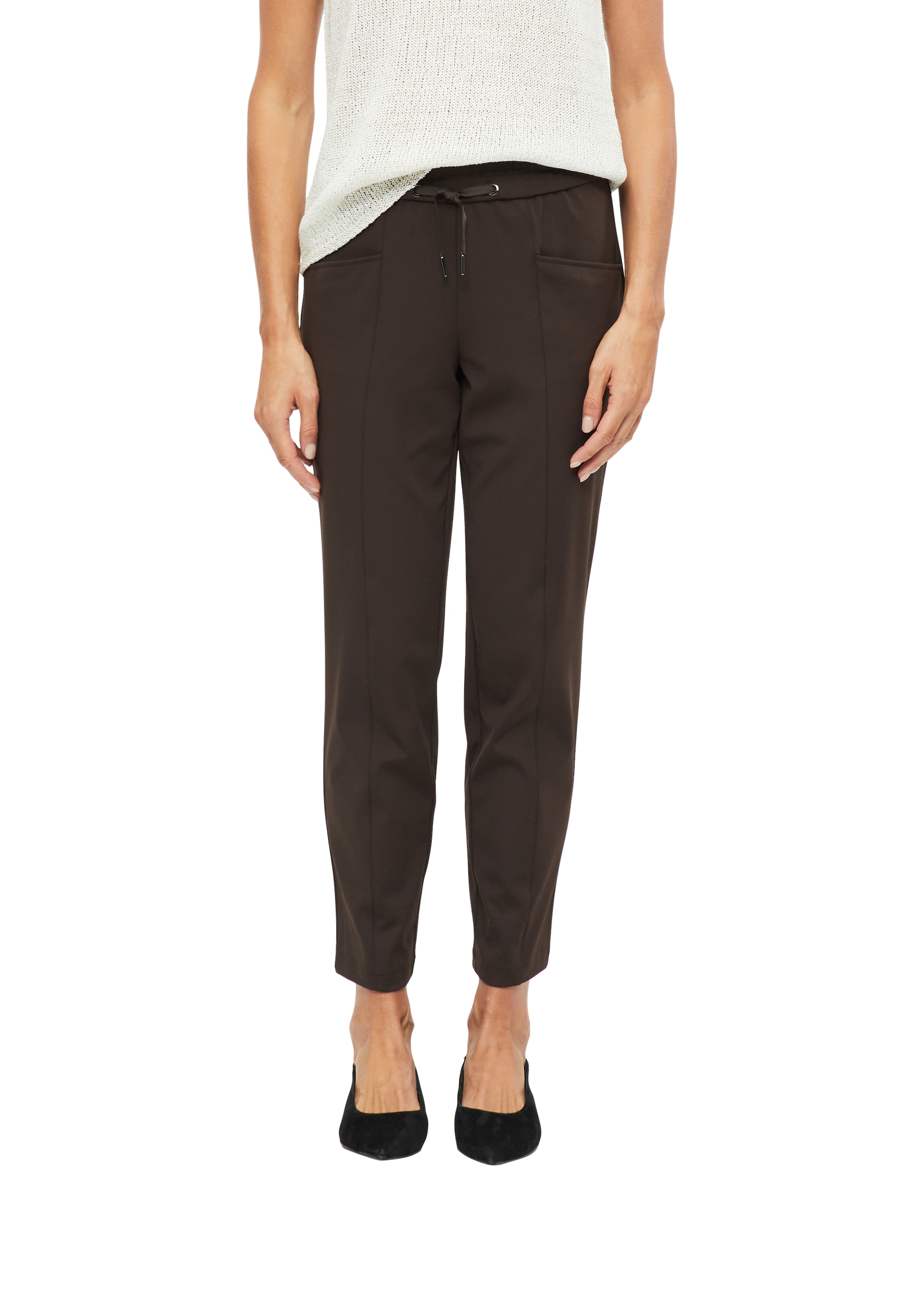 s.Oliver BLACK LABEL Stoffhose  Sommerhose mit elastischem Bund