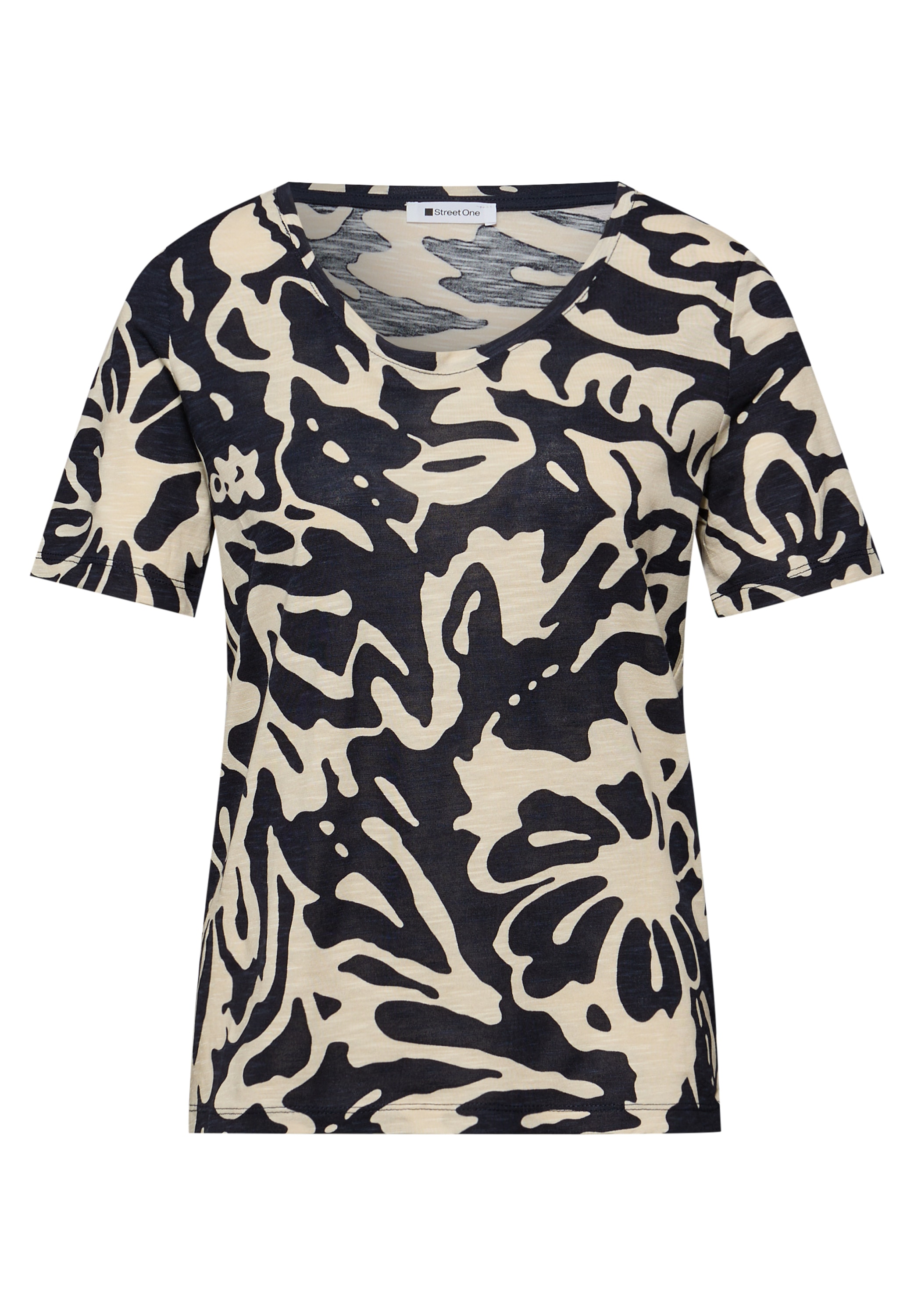 STREET ONE Kurzarmshirt »Style NEW Gerda« mit abstraktem Print