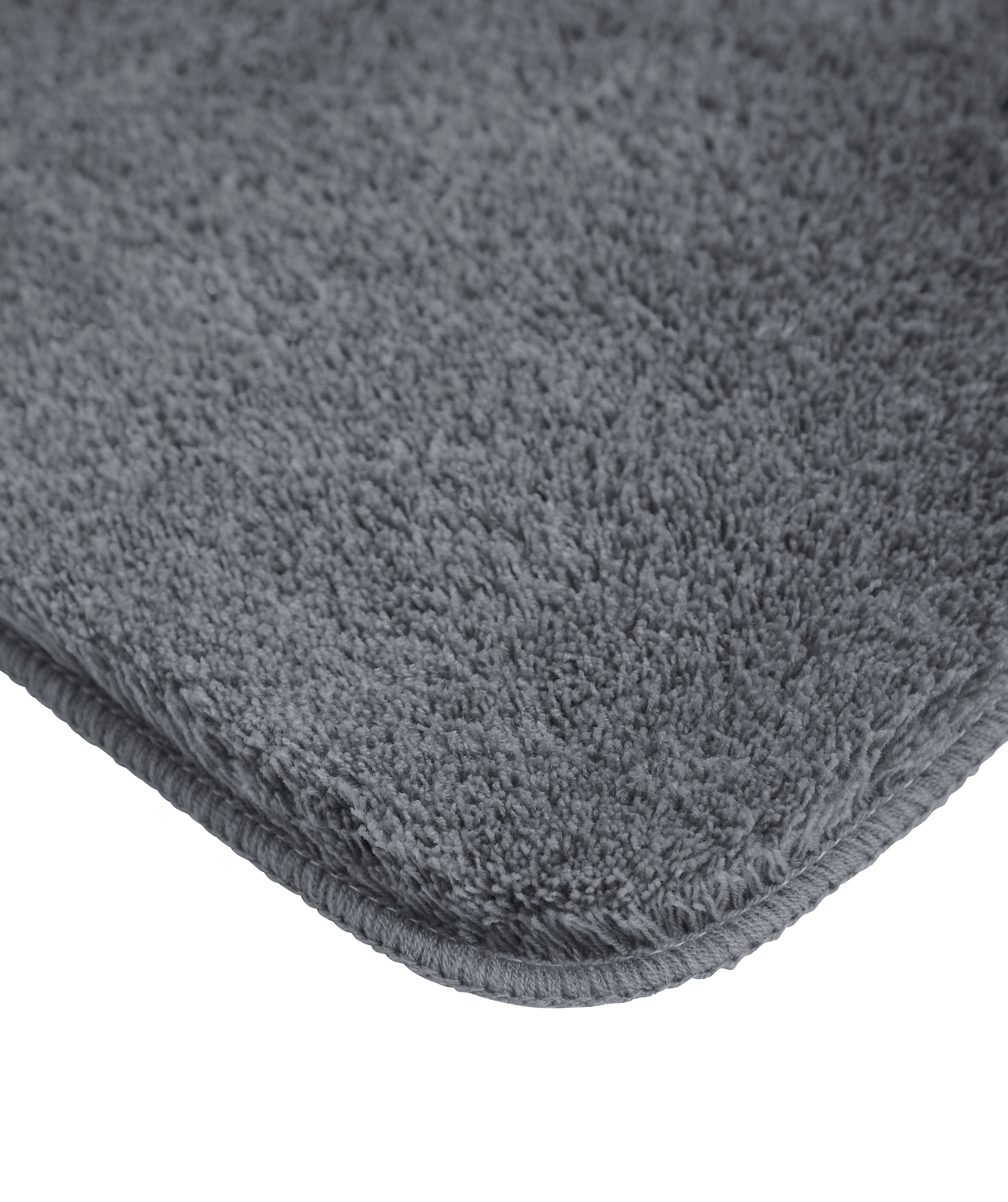 my home Badematte »Merida, Badvorleger, Badezimmer Teppich« Höhe 32 mm rutschhemmend beschichtet fußbodenheizungsgeeignet | schnell trocknend | strapazierfähig Badteppich, Uni Farben, rechteckig, rund & als 2-tlg. Set erhältlich