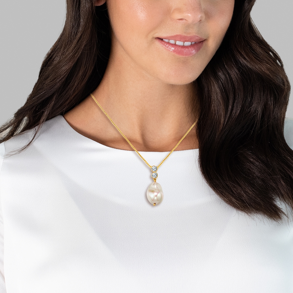Yokoamii Kette mit Anhänger »Y83«, (1 tlg.), mit Perle