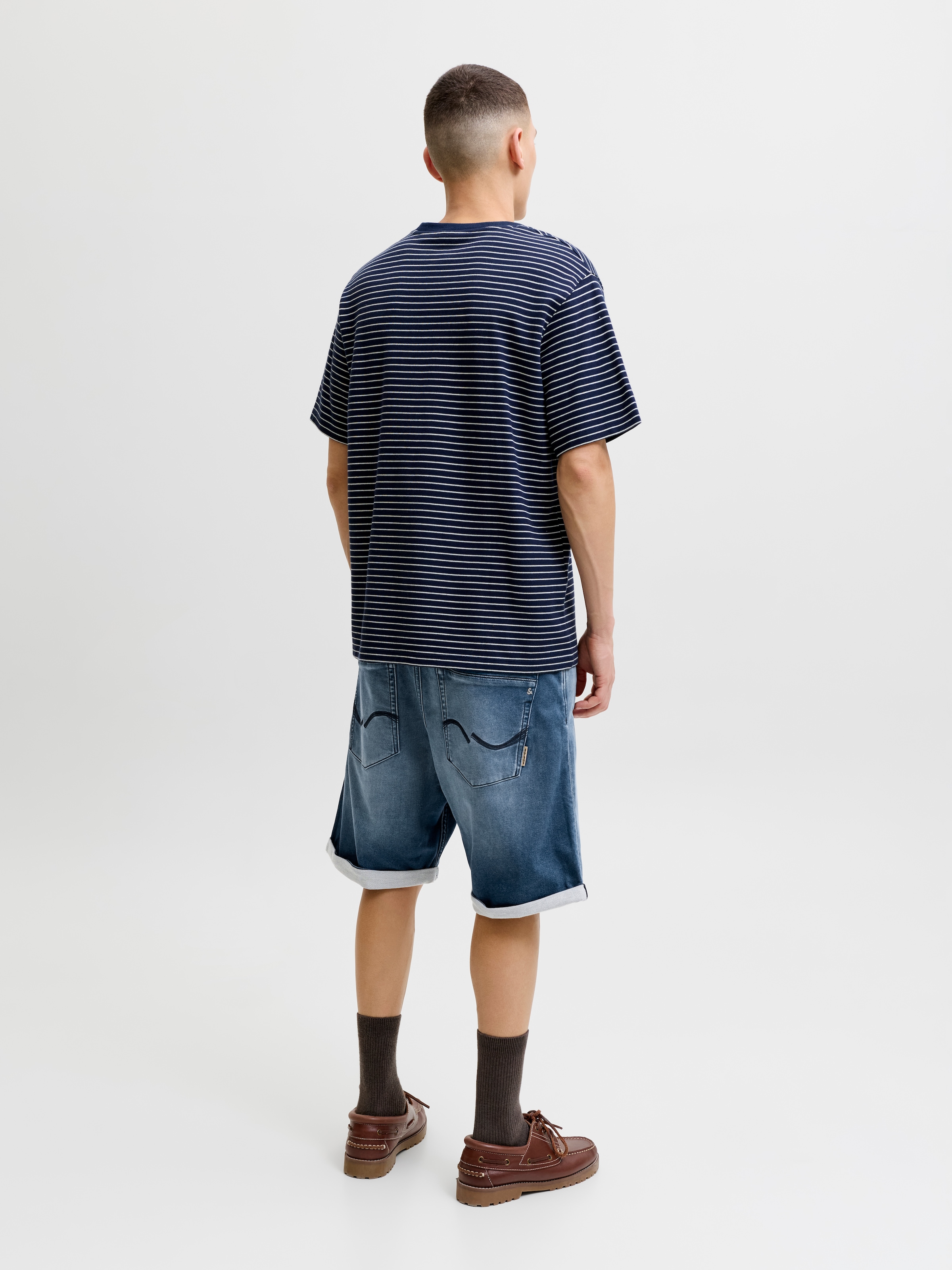 Jack & Jones Jeansbermudas »JJITONY JJASHER I.K SHORTS GE 731 SN« Baumwollmischung