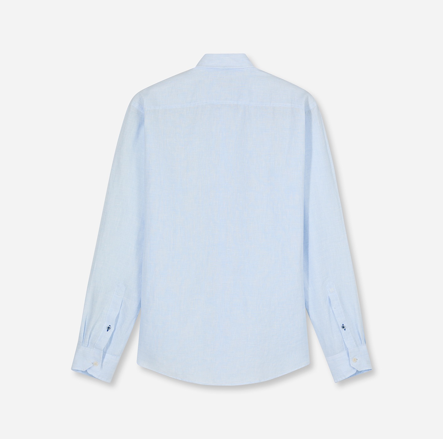 OLYMP Langarmhemd Casual, Button-down-Kragen, regular fit, Leinen