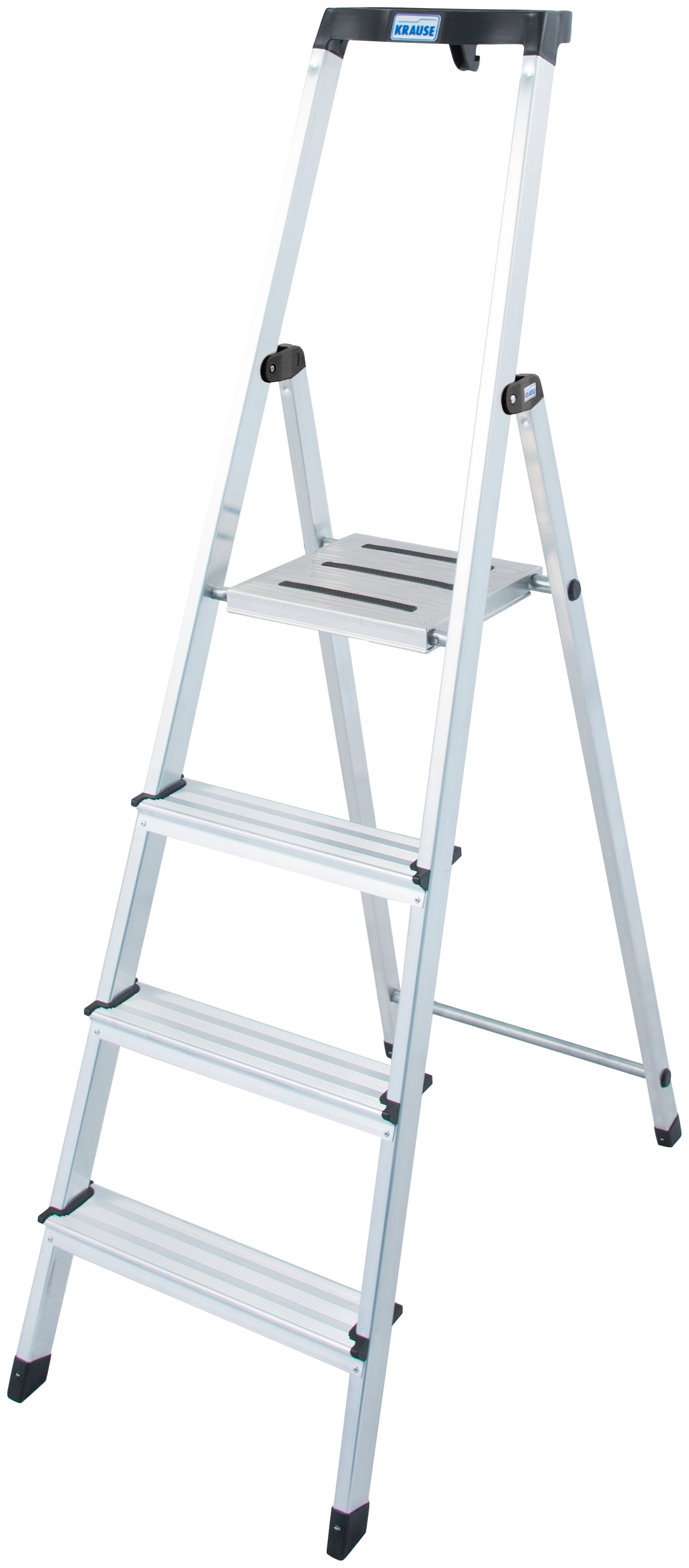 Stehleiter »Safety«, Aluminium, 1x4 Stufen, Arbeitshöhe ca. 285 cm