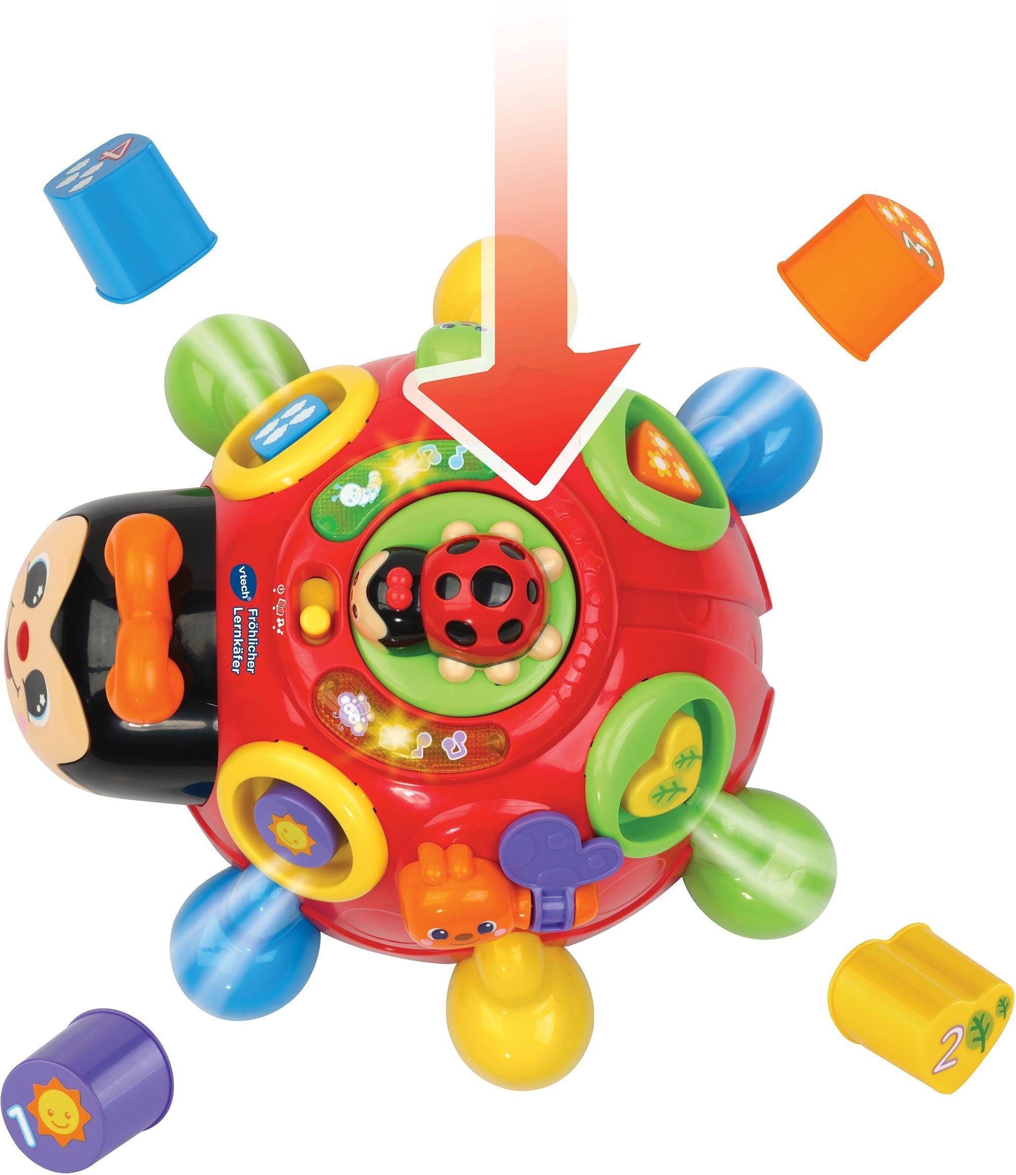 Vtech® Lernspielzeug »VTechBaby, Fröhlicher Lernkäfer«, mit Licht & Sound