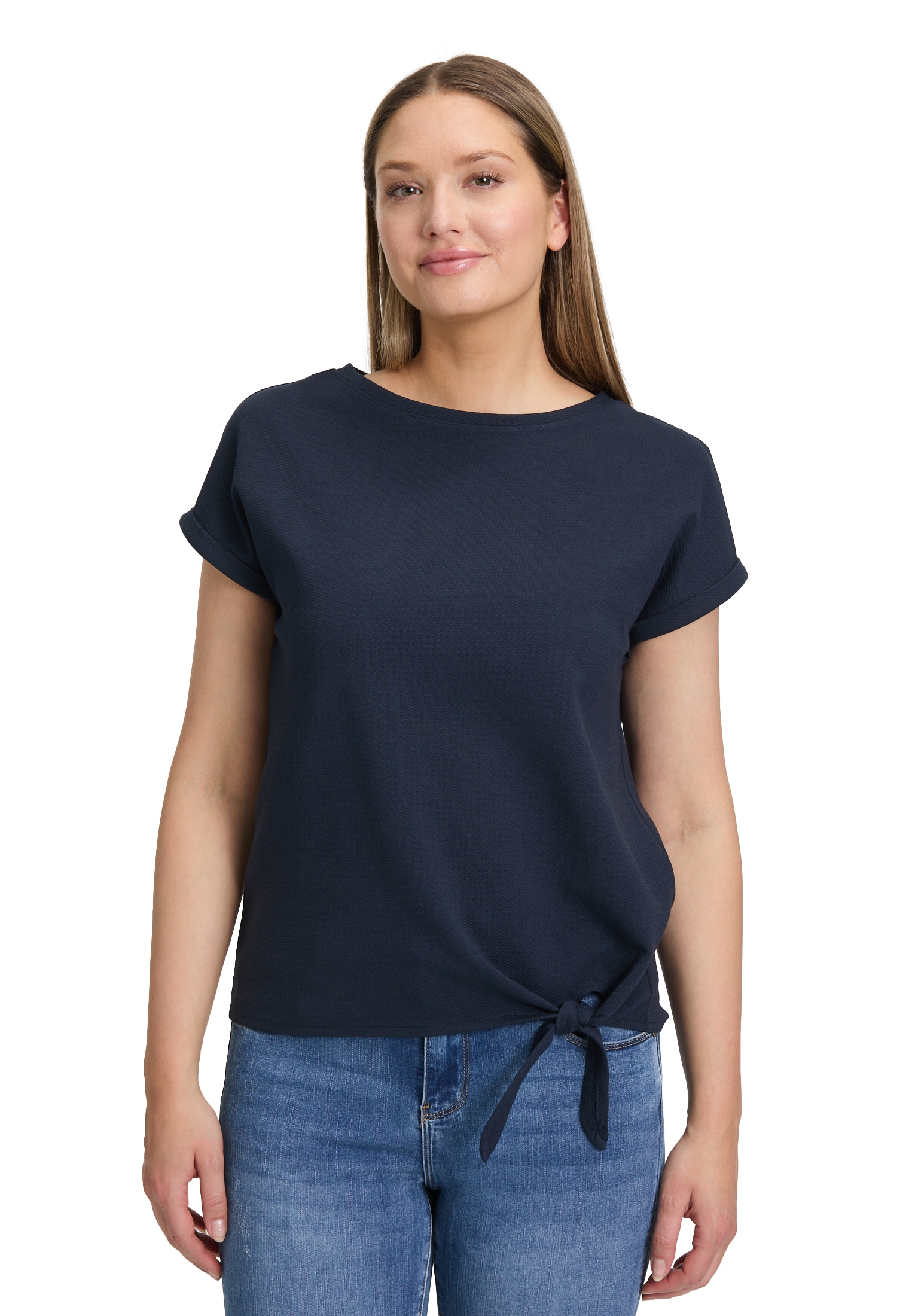 Betty Barclay Kurzarmshirt »Halbarm-Shirt mit Schleifenknoten«