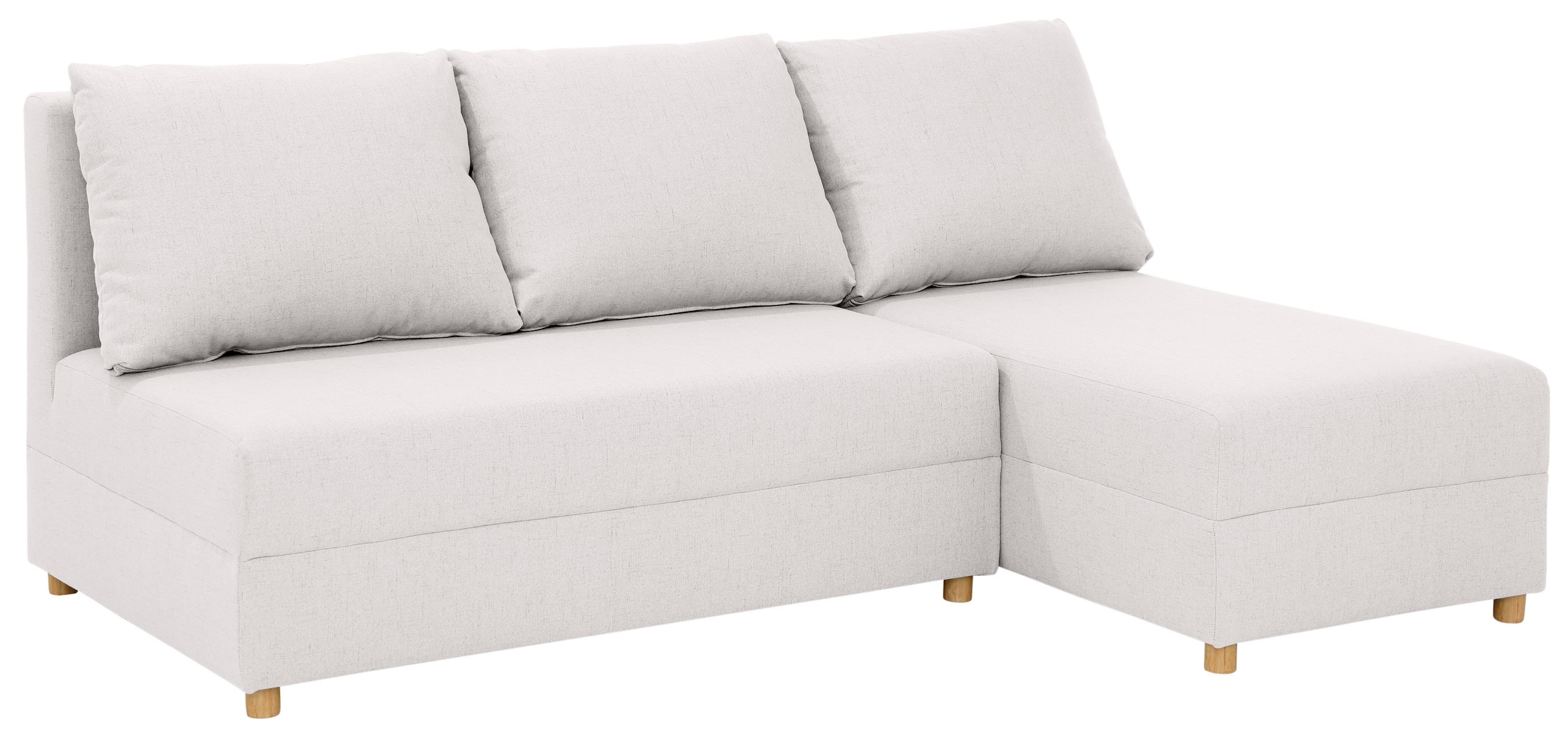 INOSIGN Ecksofa »Mick L-Form« Longchair links/rechts montierbar, wahlweise mit Bettfunktion