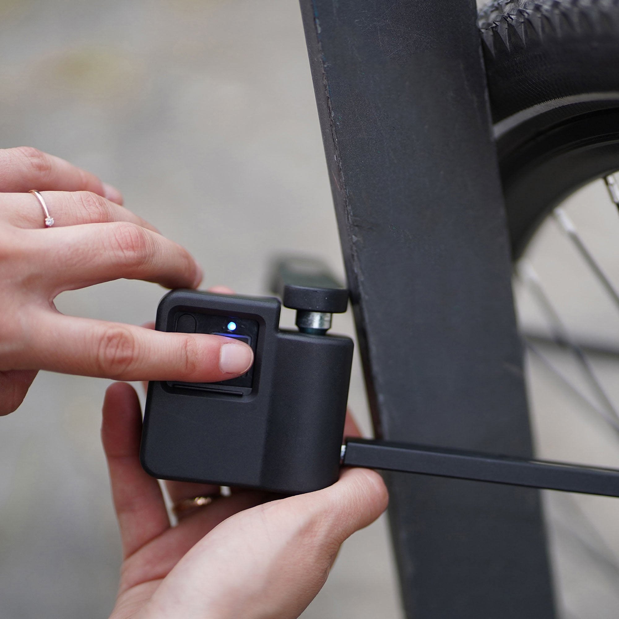 Prophete Faltschloss »Faltschloss mit Fingerabdrucksensor«