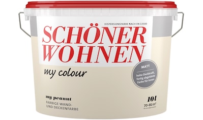 SCHÖNER WOHNEN-Kollektion Wand- und Deckenfarbe »my colour - my peanut«, matt, 10 l kaufen