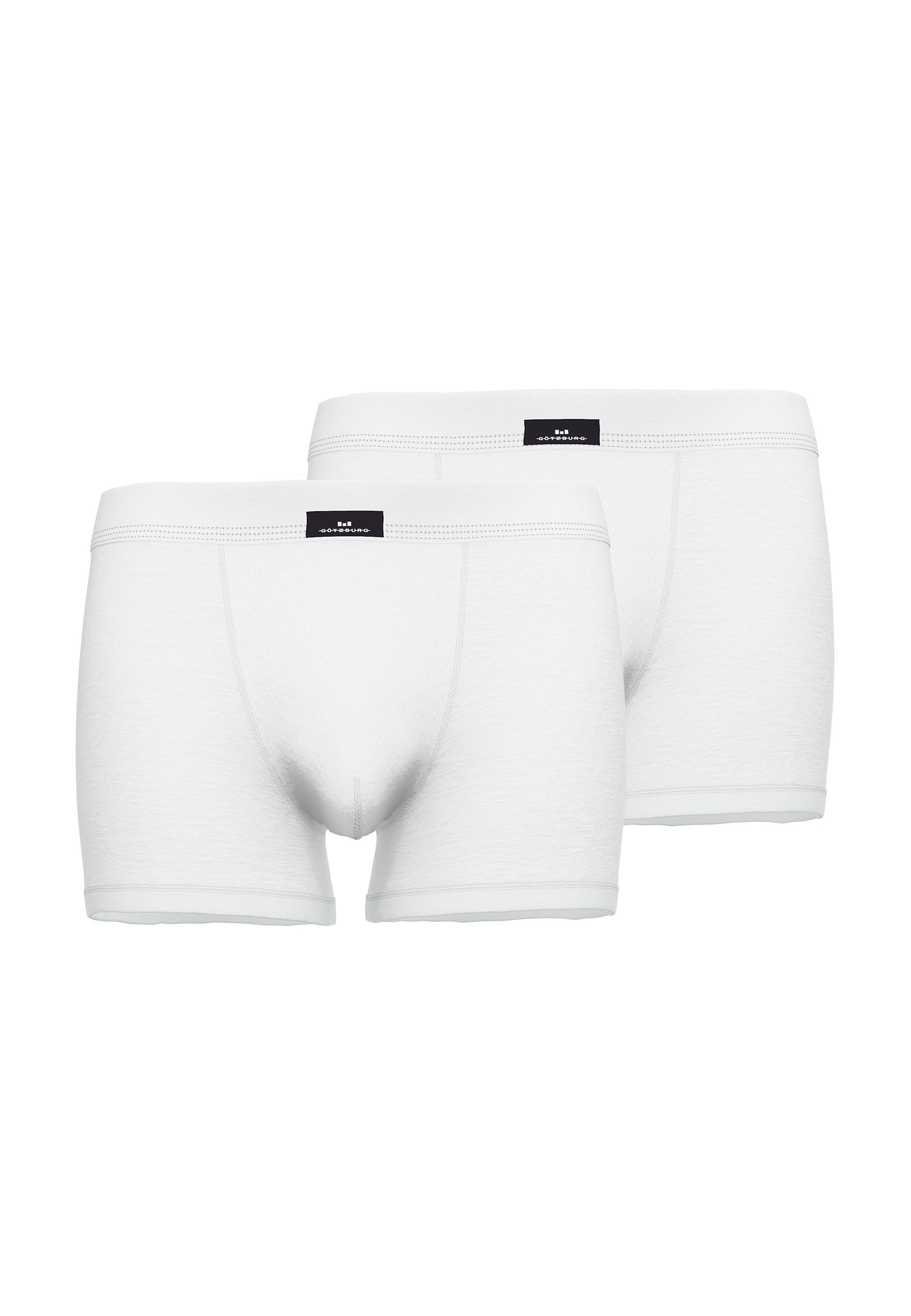 GÖTZBURG Boxershorts, (2er-Pack), mit Basic-Schnitt für jeden Tag