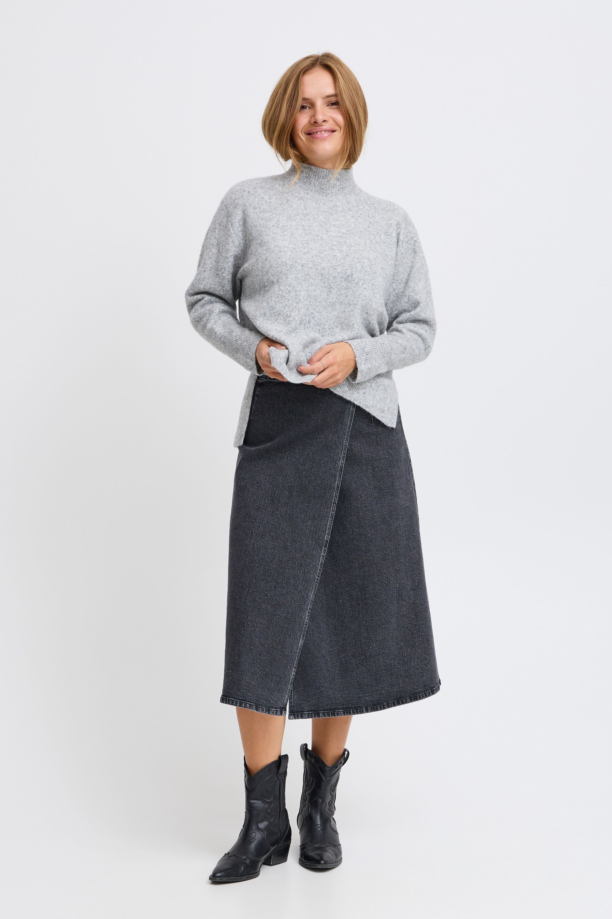 Pulz Jeans Strickfleece-Pullover »Strickpullover PZASTRA Turtleneck Pullover«