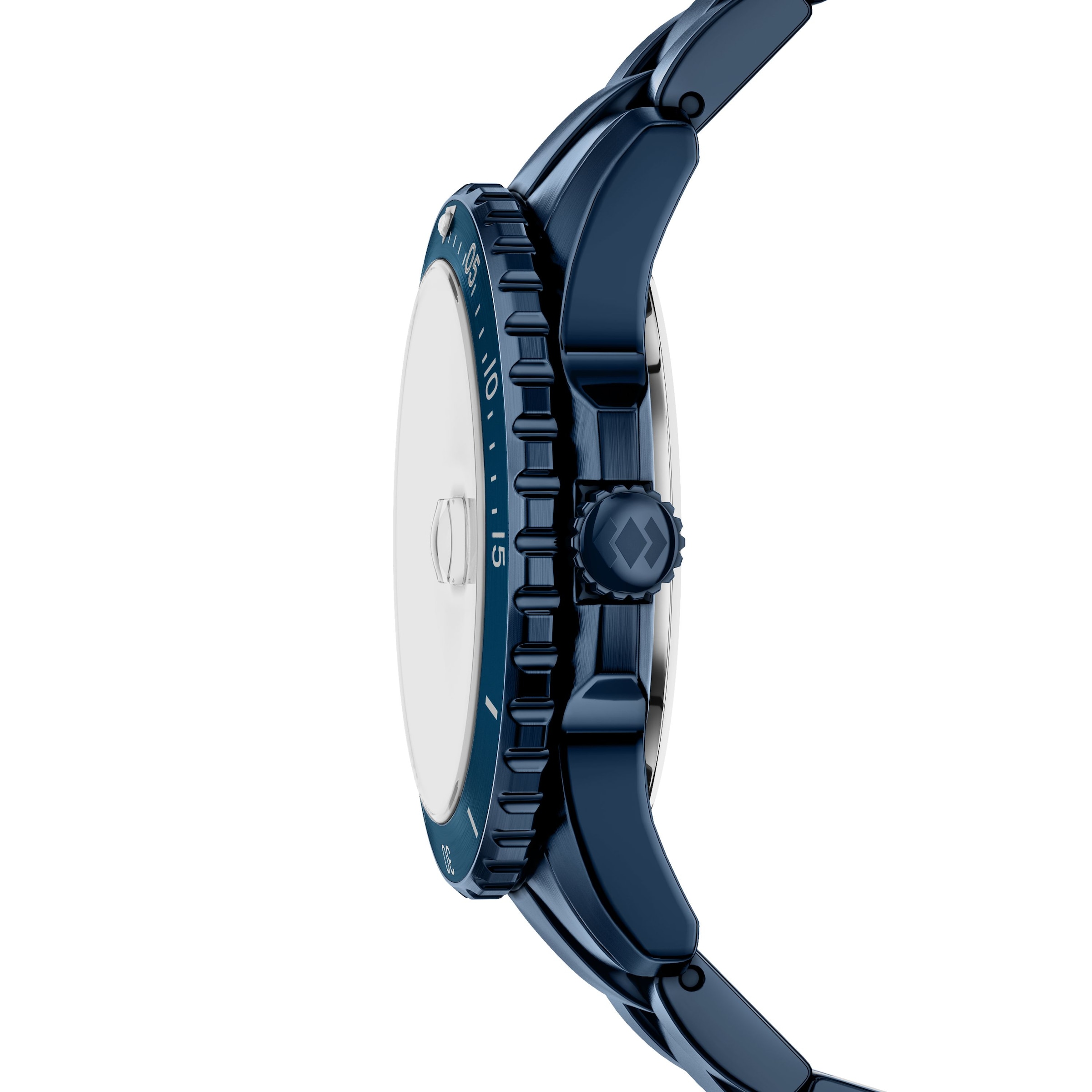 Fossil Quarzuhr »Fossil Blue« Armbanduhr, Herrenuhr, Edelstahlarmband, analog, Tag