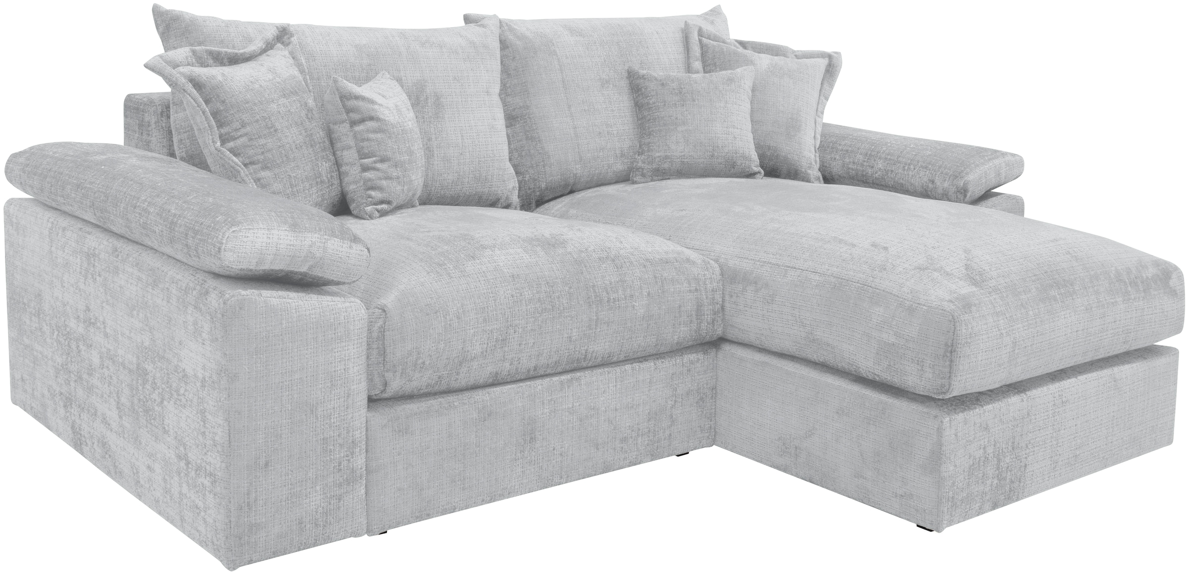 Home affaire Ecksofa »Soft&Cosy XL L-Form - Breite 246 cm«, Mega-Sofa, Cord oder Chenille-Struktur, Federkern-Polsterung