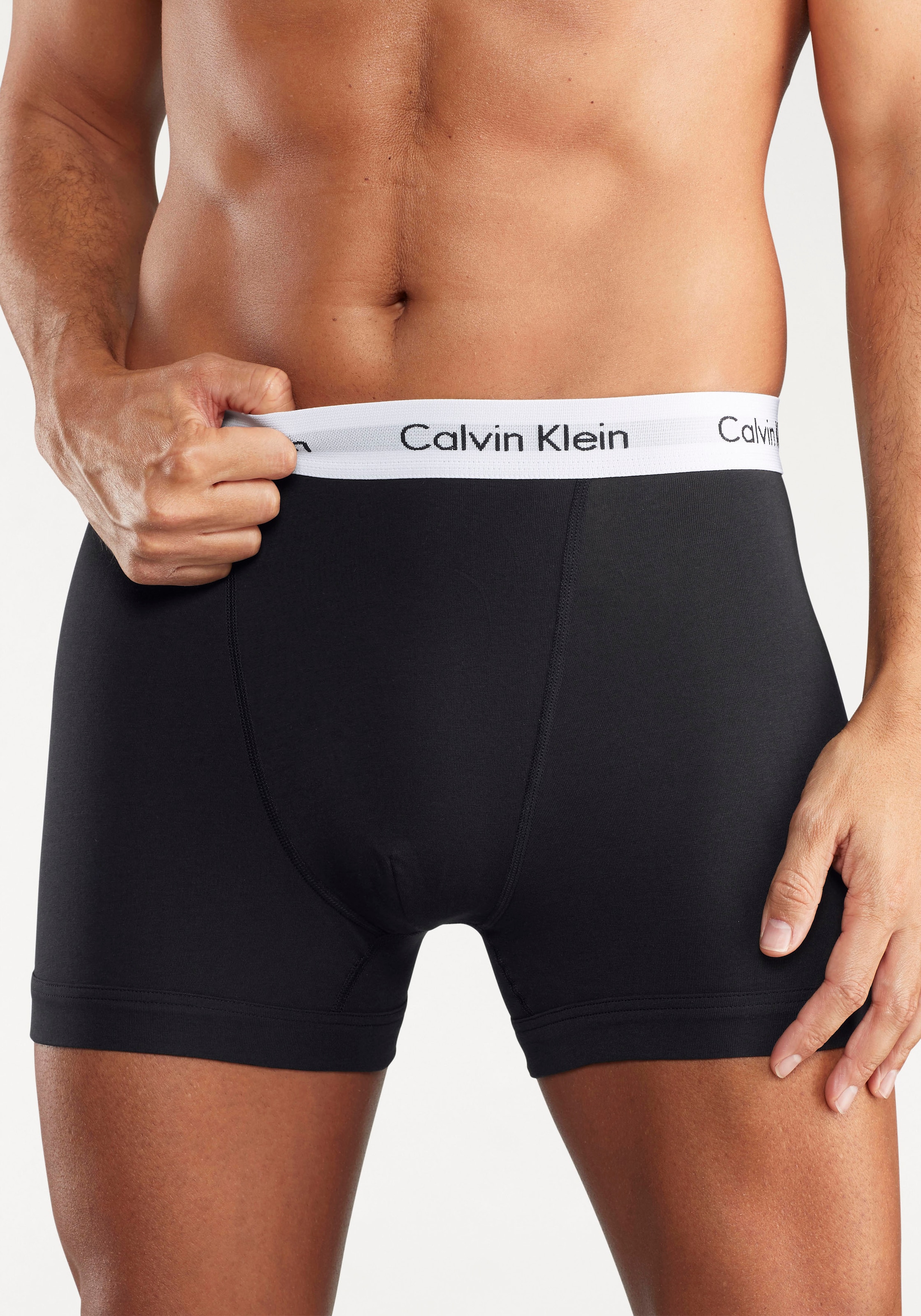 Calvin Klein Underwear Boxer »CK Boxer 3x« 3 Stk. mit Logoschriftzug am Bund