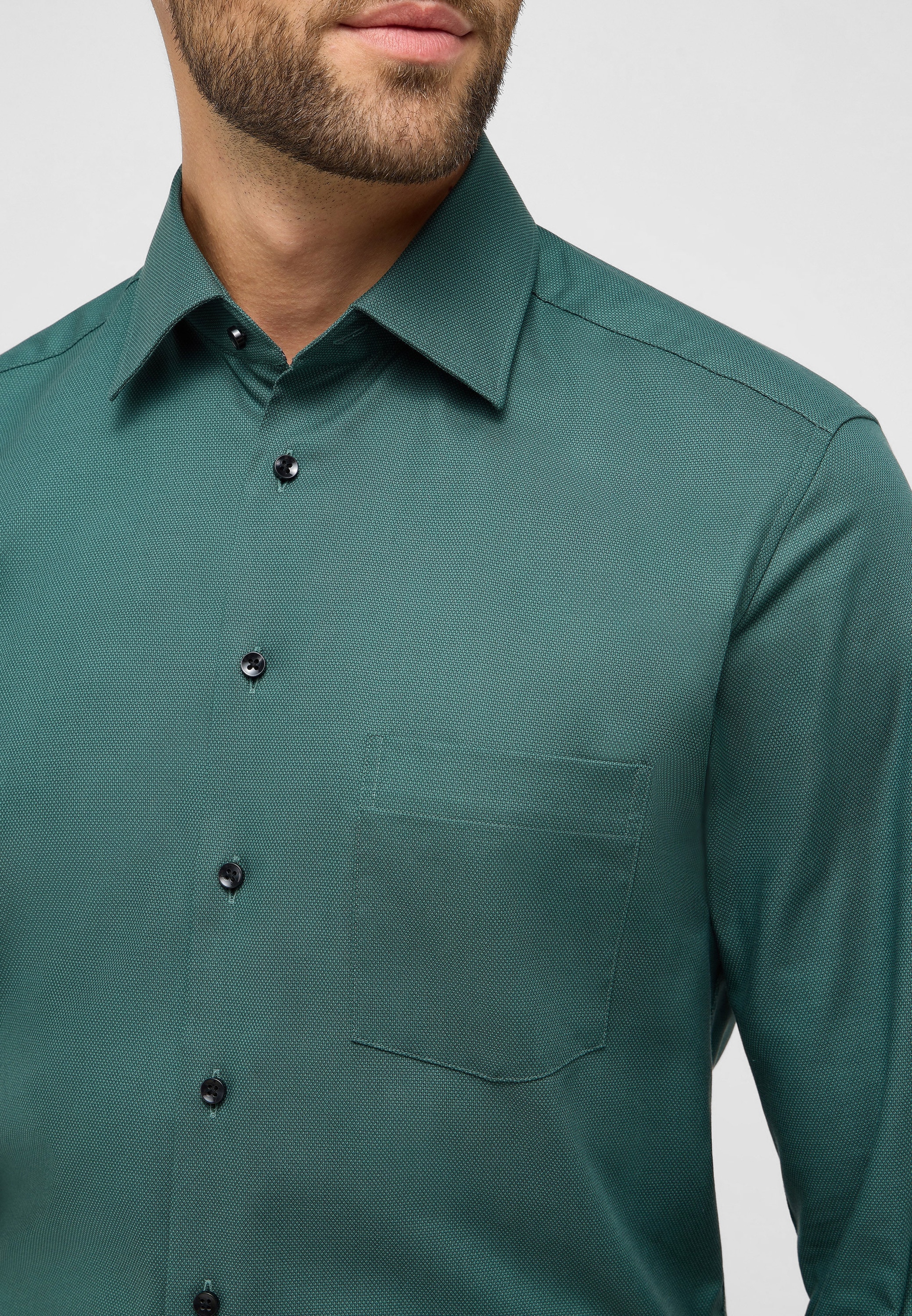 Eterna Langarmhemd »MODERN FIT«, NON IRON (bügelfrei)