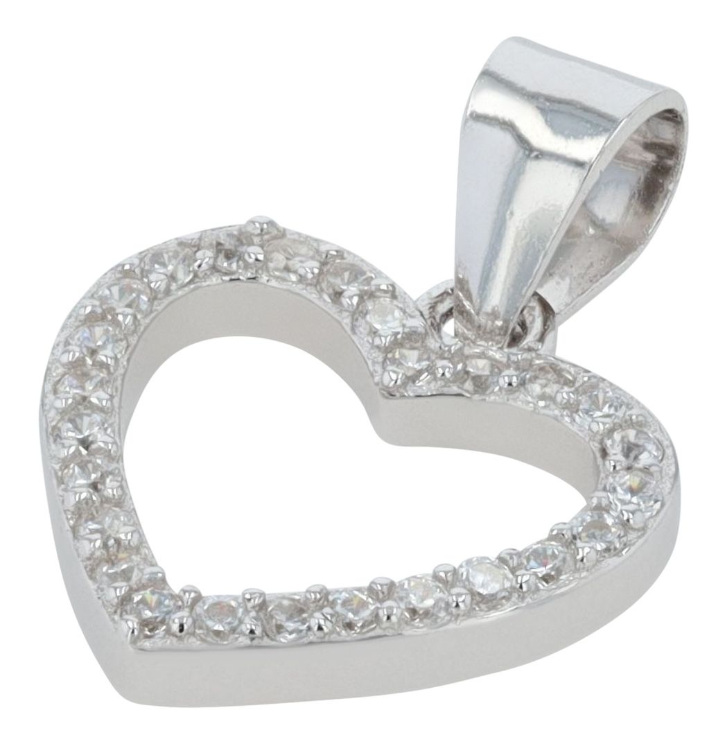 Adelia´s Herzanhänger »Damen Anhänger ¿ Herz Herzanhänger aus 925 Silber«