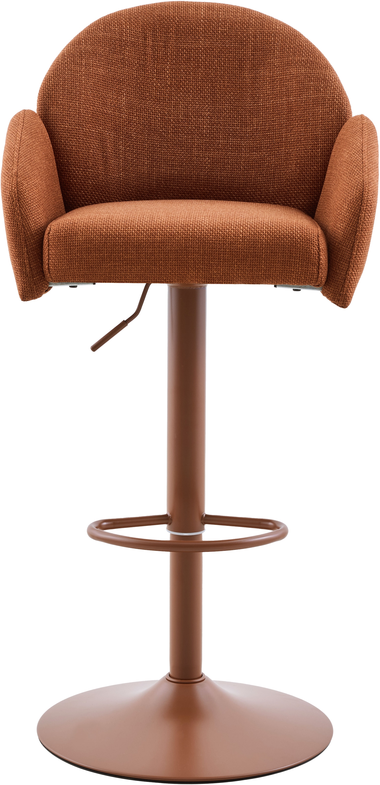 HELA Barhocker »HOLLY« Set, 2 Stk. tlg. 360° drehbar, Höhenverstellbar, Armlehnen, Gestell angepasst an Bezug