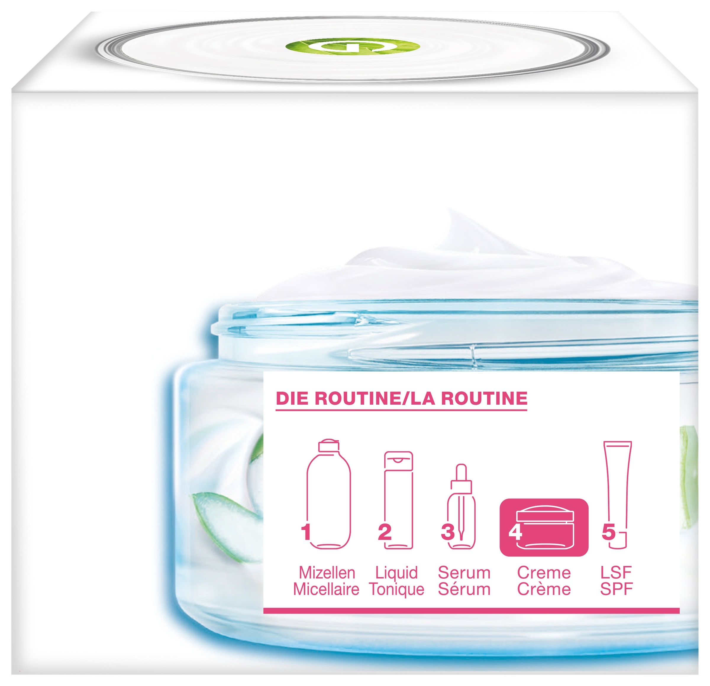 GARNIER Gesichtsemulsion »Garnier Hyaluron Barrier Repair Beruhigende Creme« für empfindliche Haut, feuchtigkeitsspendend, beruhigt