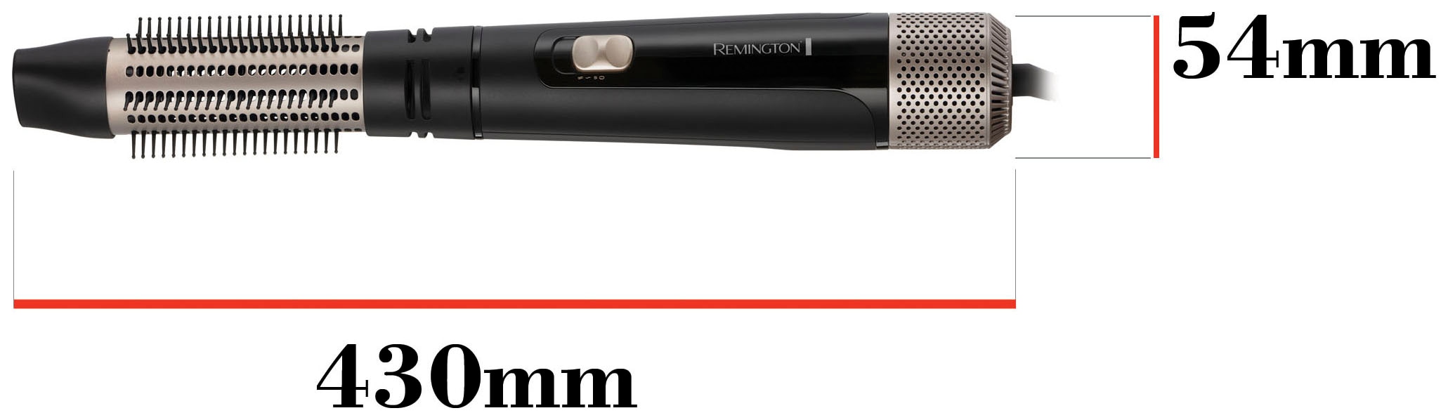 Remington Warmluftbürste »Blow Dry & Style AS7500«, 4 Aufsätze, 1.000 Watt (Airstyler/Rund-&Lockenbürste) für mittellange Haare