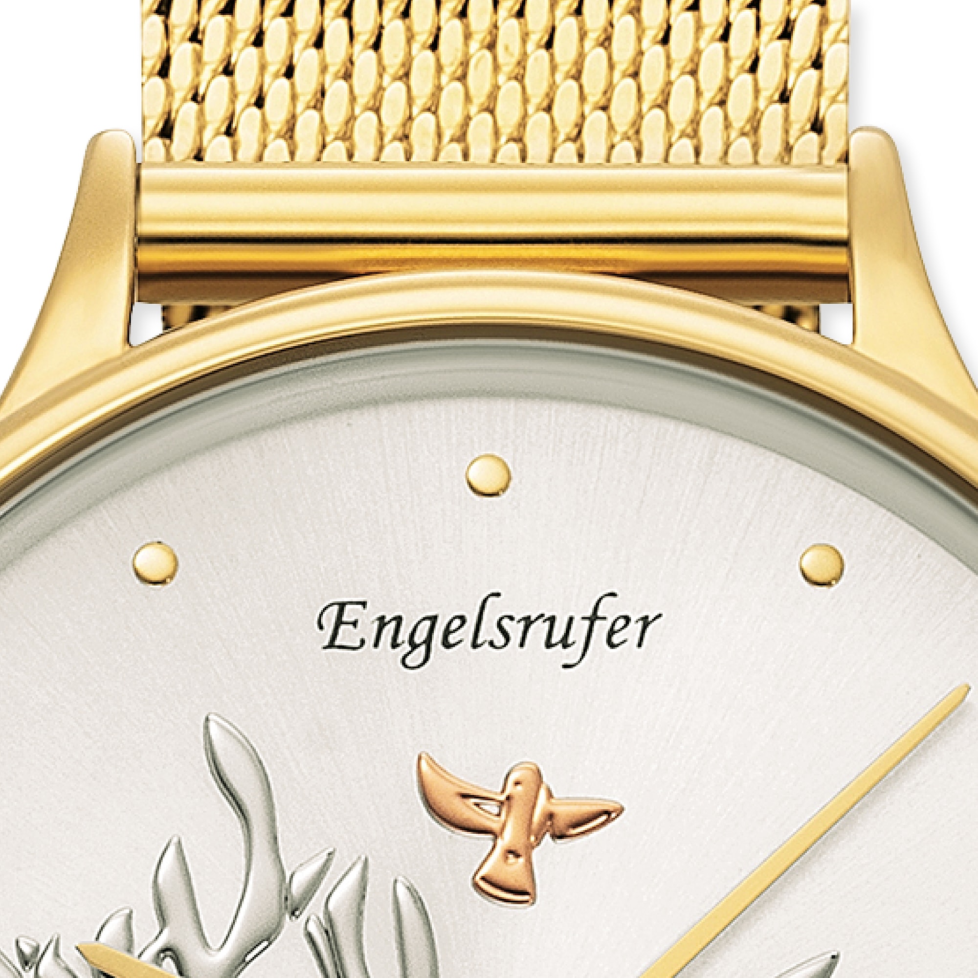 Engelsrufer Quarzuhr »Lebensbaum« Armbanduhr, Damenuhr, Edelstahlarmband, analog
